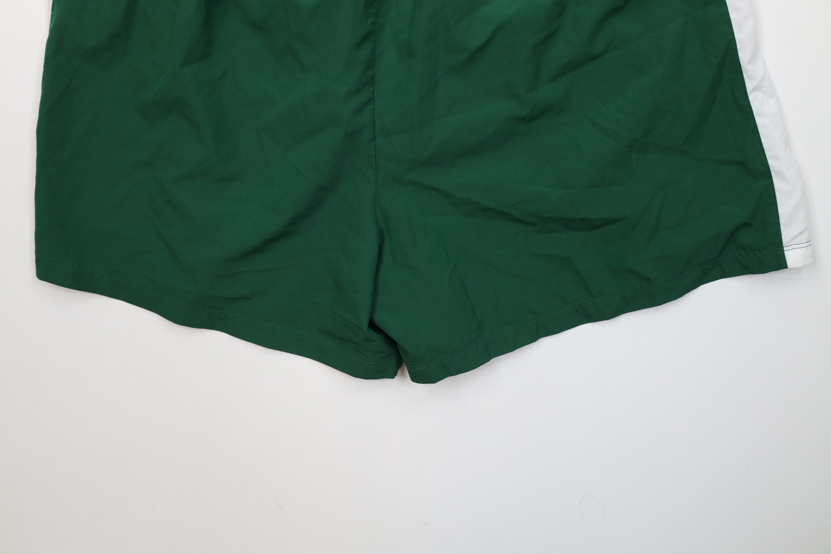 Nike Nike Lined Running Jogging Soccer Shorts Green Polyester Size US 36 / EU 52 - 13 Thumbnail