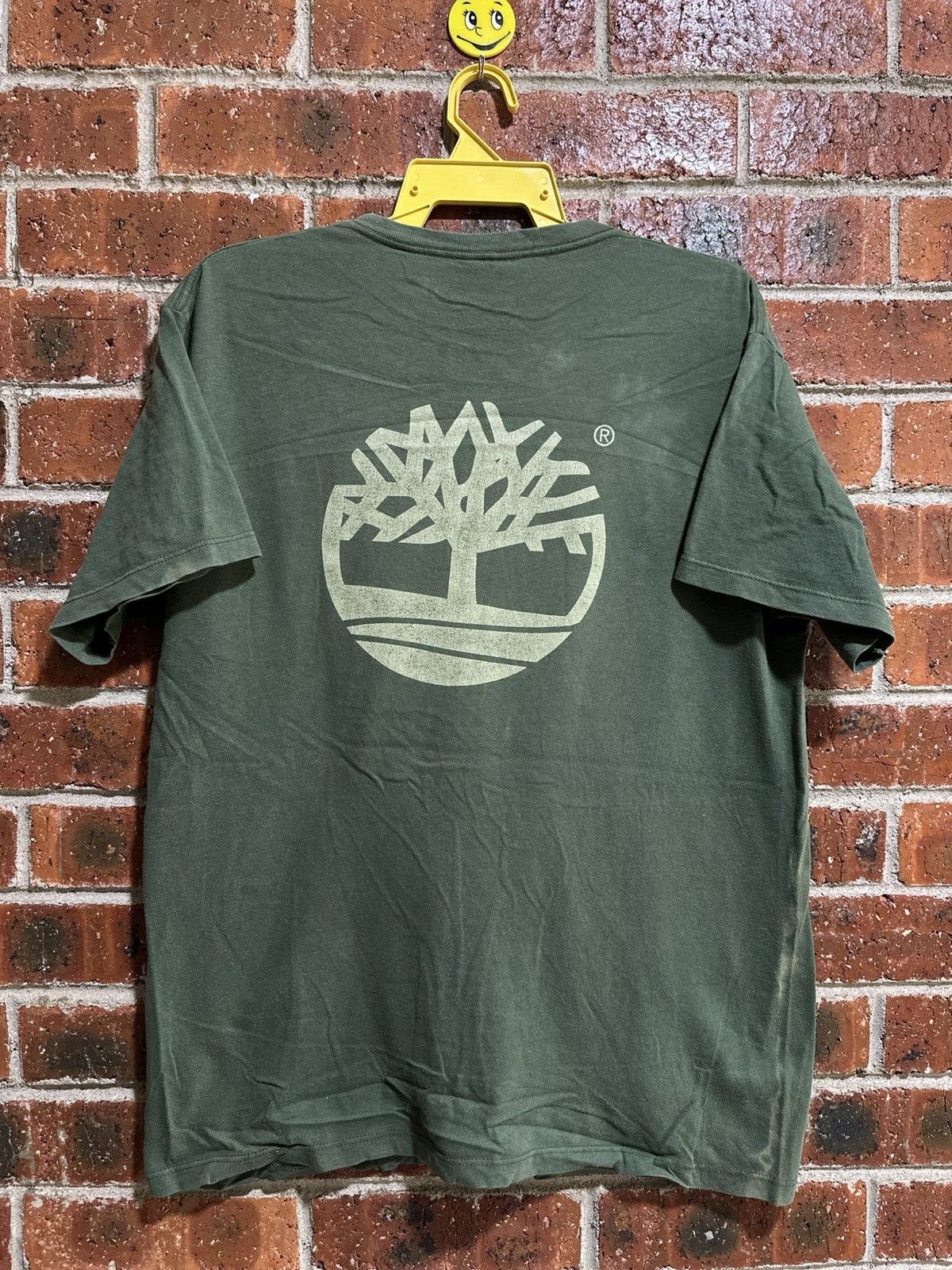 Timberland Thrashed Vintage Timberland Logo Sun Faded Tee Size US L / EU 52-54 / 3 - 1 Thumbnail