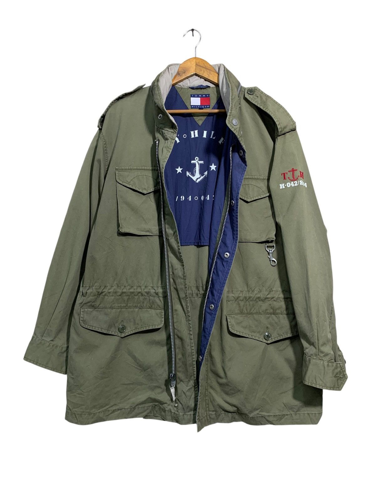 Tommy Hilfiger 🔥T.HILFIGER M-65 FIELD JACKETS MILITARY Size US L / EU 52-54 / 3 - 1 Thumbnail
