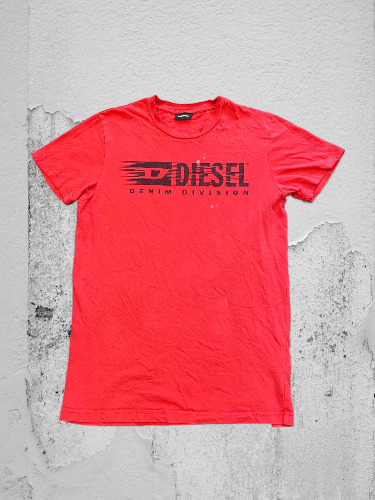 Diesel Vintage Diesel KIDS T-Shirt Big Logo Y2k Size US S / EU 44-46 / 1 - 1 Thumbnail
