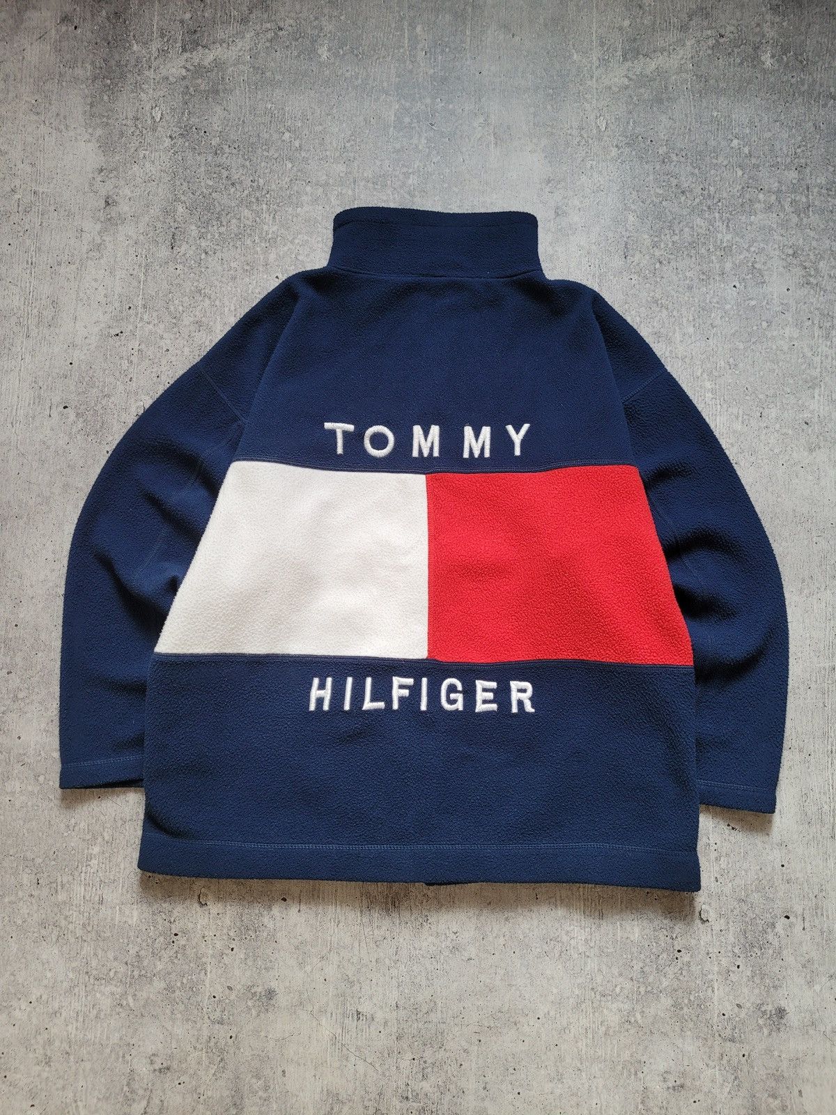 Tommy Hilfiger × Vintage Tommy Hilfiger Sherpa Fleece Vintage 90s Size US L / EU 52-54 / 3 - 1 Thumbnail