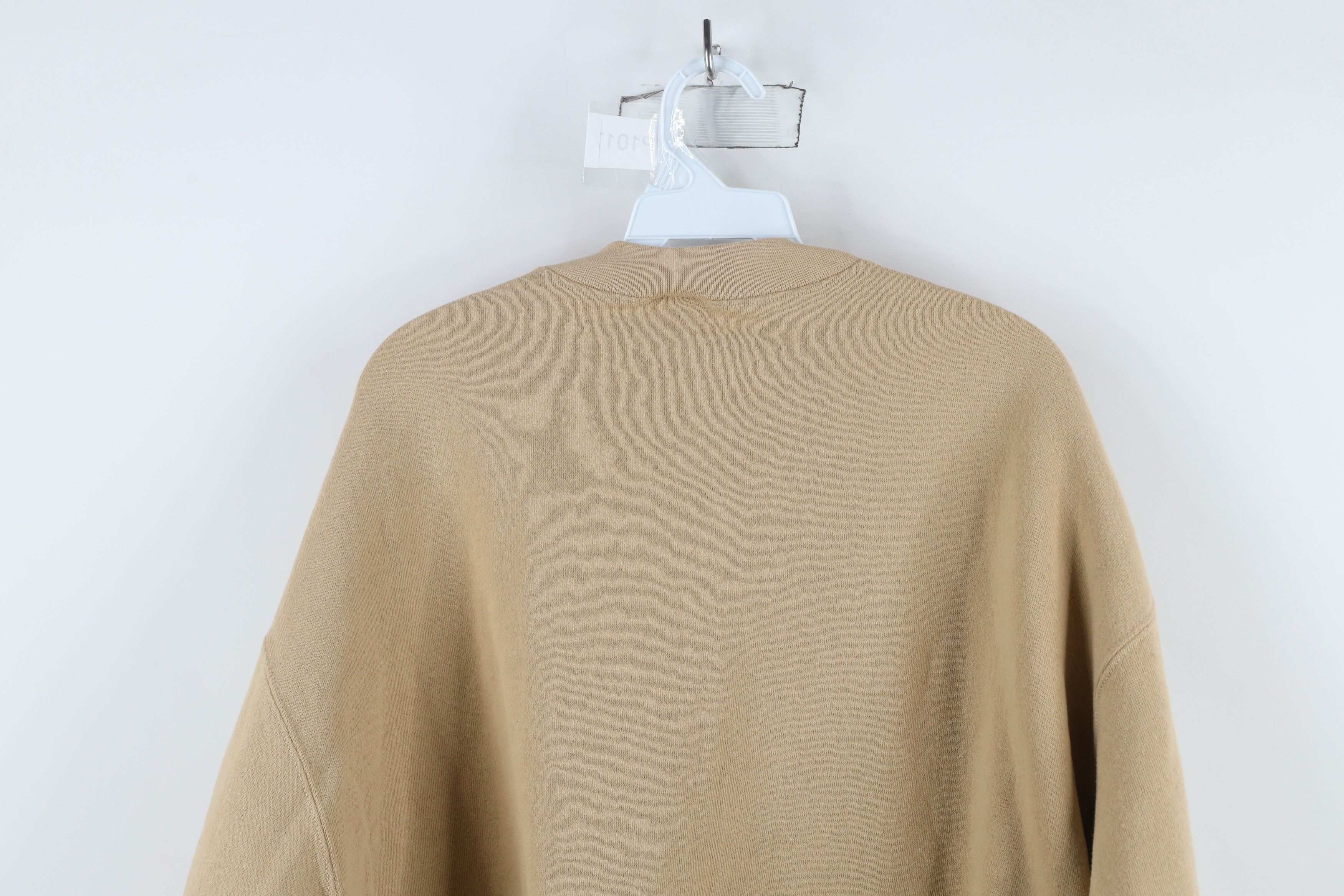 Vintage Vintage 90s Streetwear Crewneck Sweatshirt Beige Brown USA Size US XL / EU 56 / 4 - 7 Thumbnail