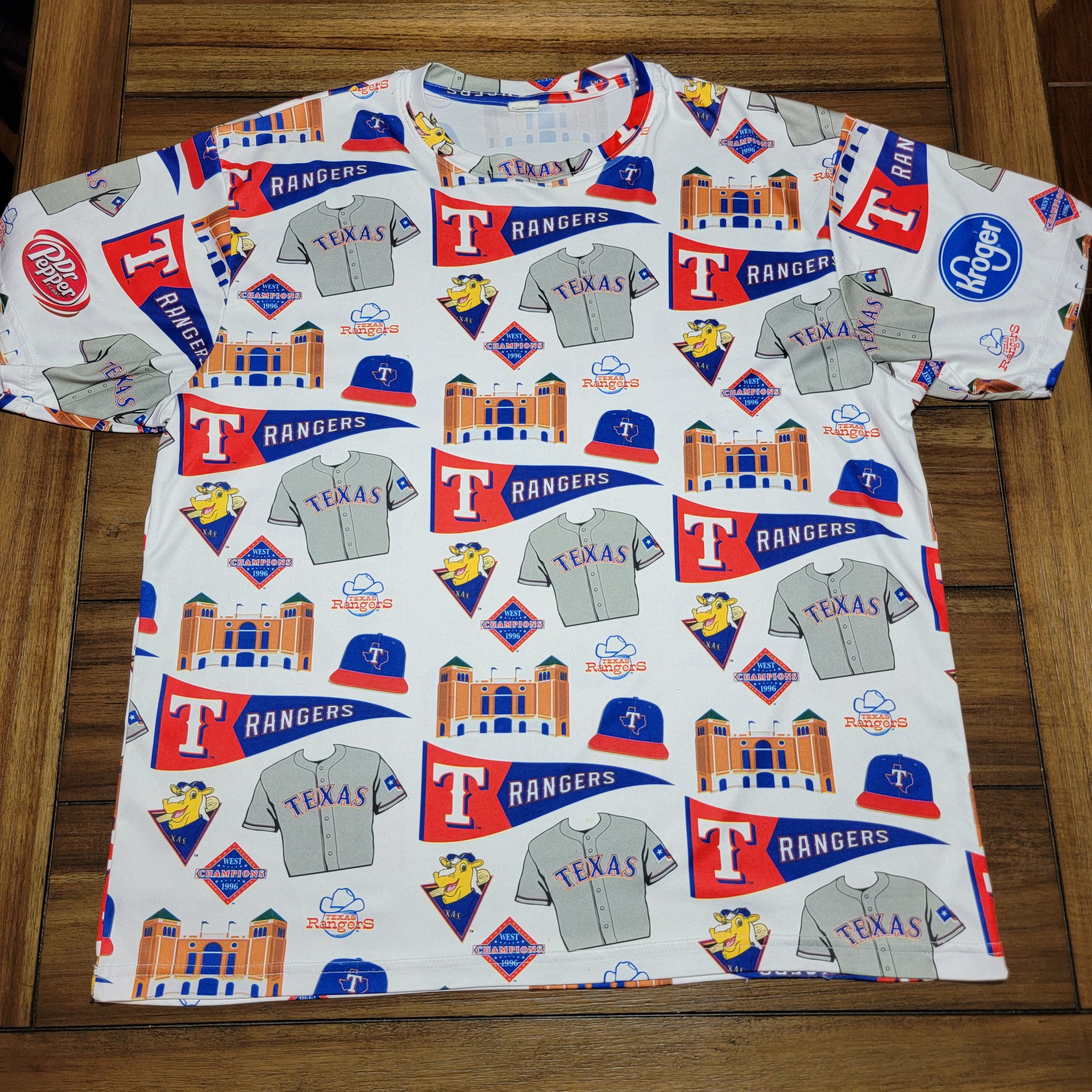 Other Texas Rangers SS White Unisex Tee All Over Graphics Size US XL / EU 56 / 4 - 1 Thumbnail