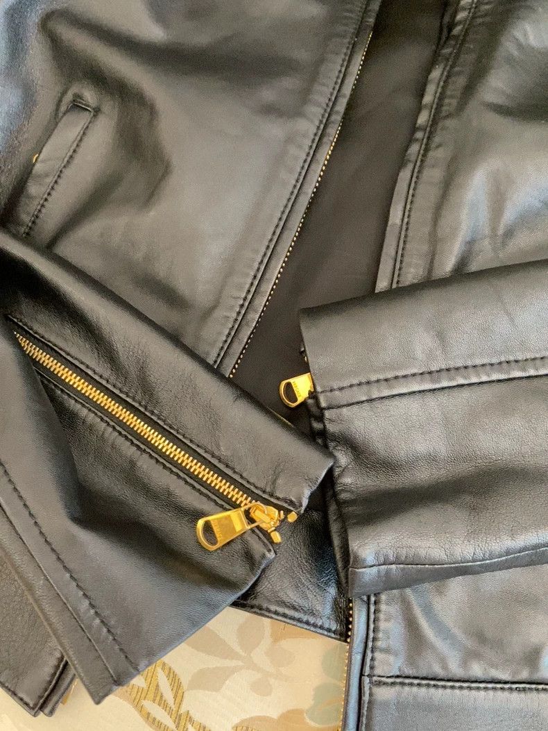 Versace Versace Lambskin cropped coat Size M / US 6-8 / IT 42-44 - 3 Thumbnail