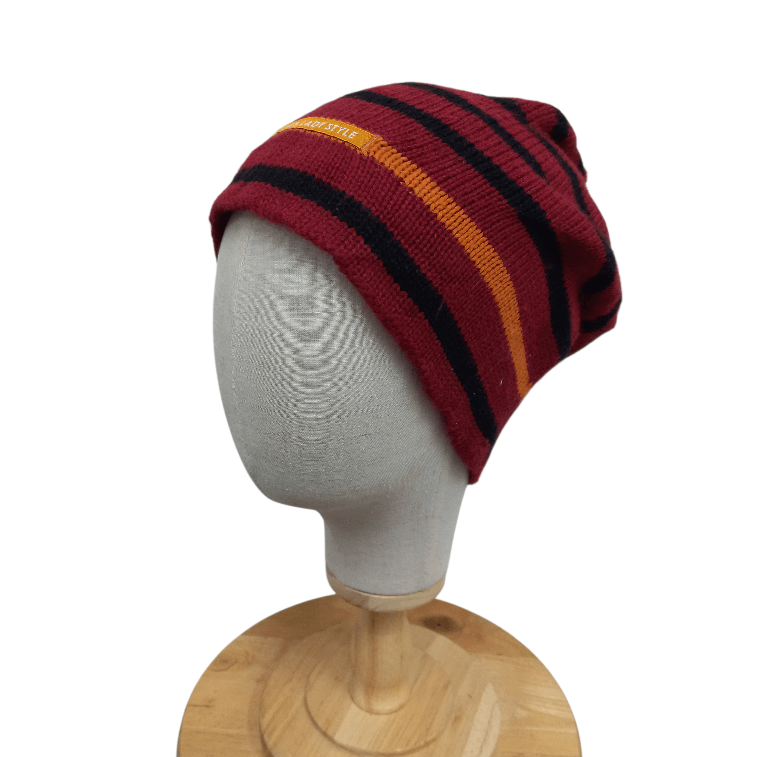 Levi's Vintage Clothing 💥Levis lady style by levis stripes pull on beanie hat Size ONE SIZE - 1 Thumbnail