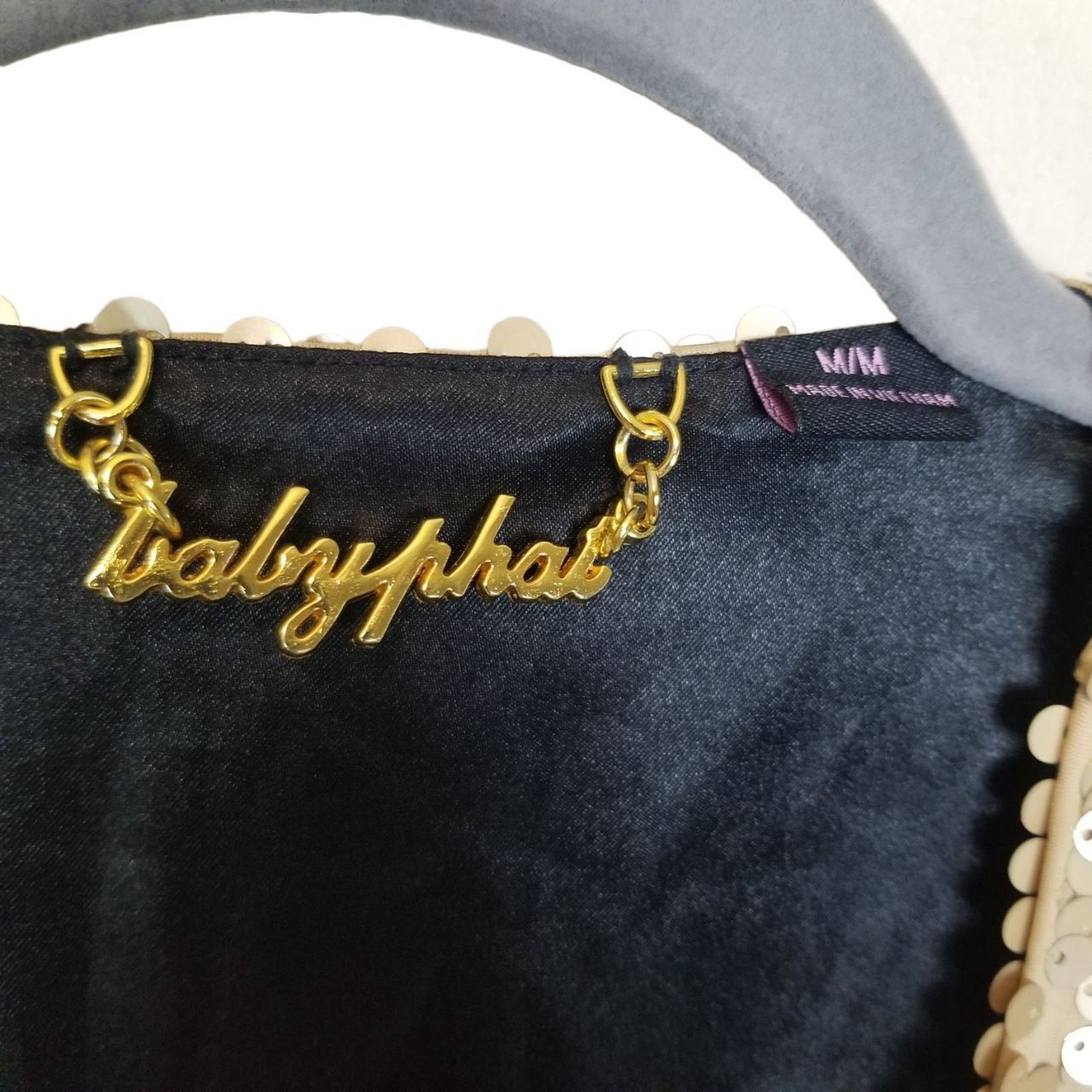 Phat Farm Baby Phat Womens Sequin Jacket Size M Crop Open Front Glam Size M / US 6-8 / IT 42-44 - 4 Thumbnail
