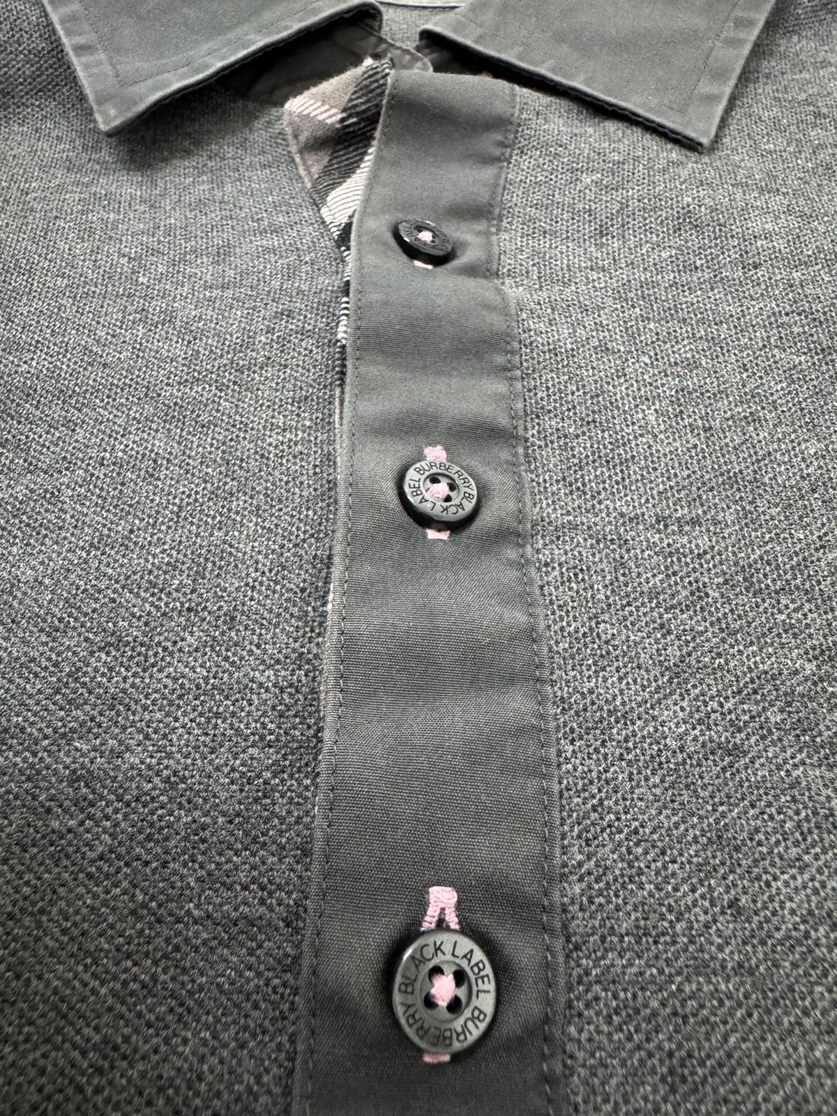 Black Label × Burberry × Vintage Burberry Black Label Coller T-Shirt Size US M / EU 48-50 / 2 - 4 Thumbnail
