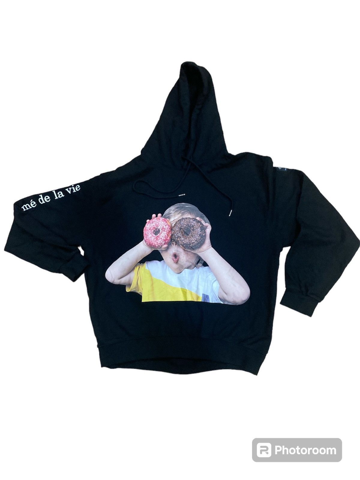 image of Designer Adlv Hoodies in Black, Men's (Size Large)