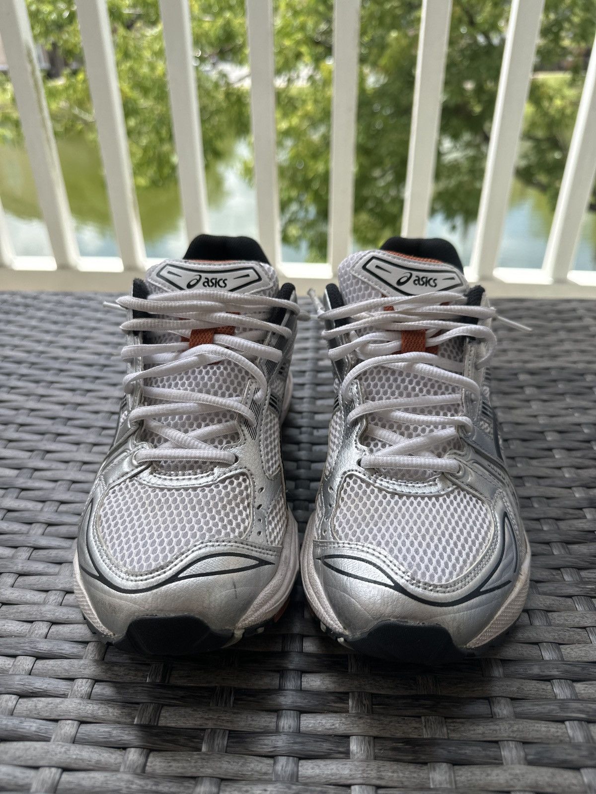Asics ASICS Gel-Kayano 14 "White Piquant Orange" Size US 8.5 / EU 41-42 - 1 Thumbnail