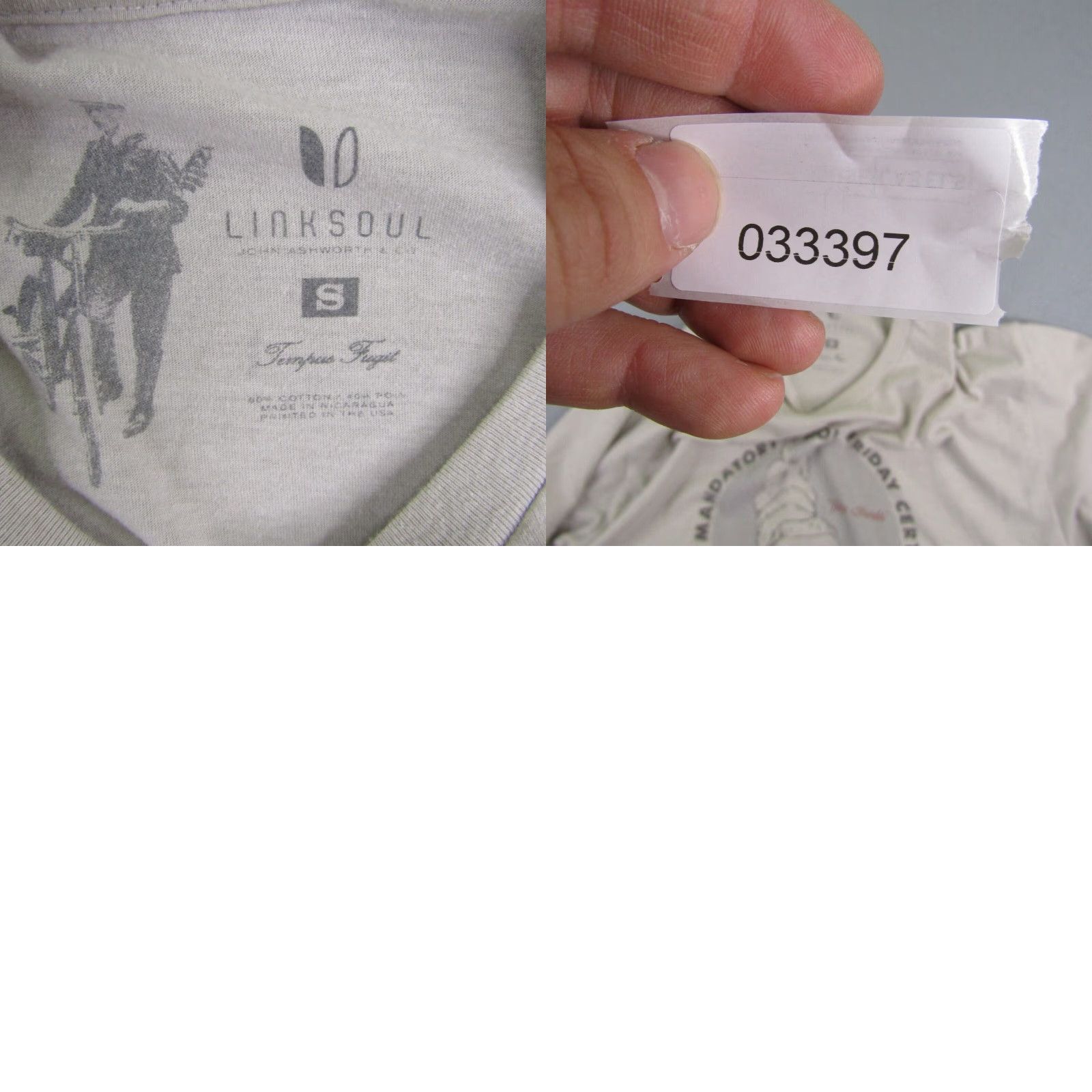 Vintage VINTAGE Linksoul Shirt Mens Small Gray Performance Golf Short Sleeve Graphic Outdoor Sports Size US S / EU 44-46 / 1 - 8 Thumbnail