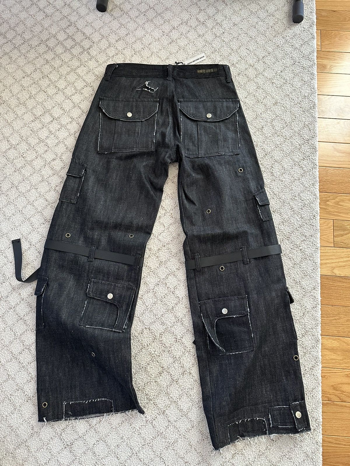 Other LesDemonsPortent Black Cargo Denim Size US 32 / EU 48 - 3 Thumbnail