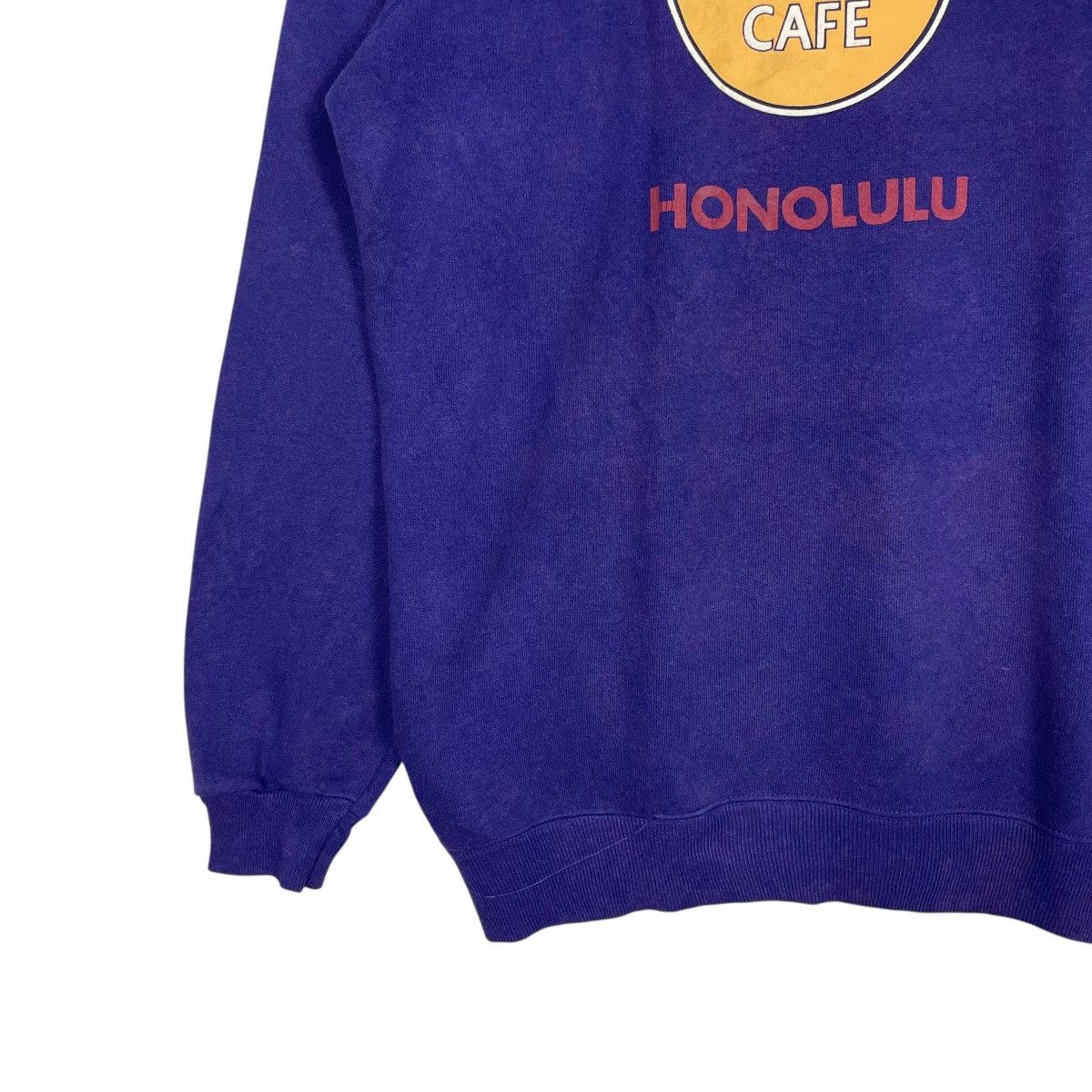 Hanes Vintage 80s Hard Rock Cafe Honolulu Crewneck Sweatshirt Size US M / EU 48-50 / 2 - 3 Thumbnail