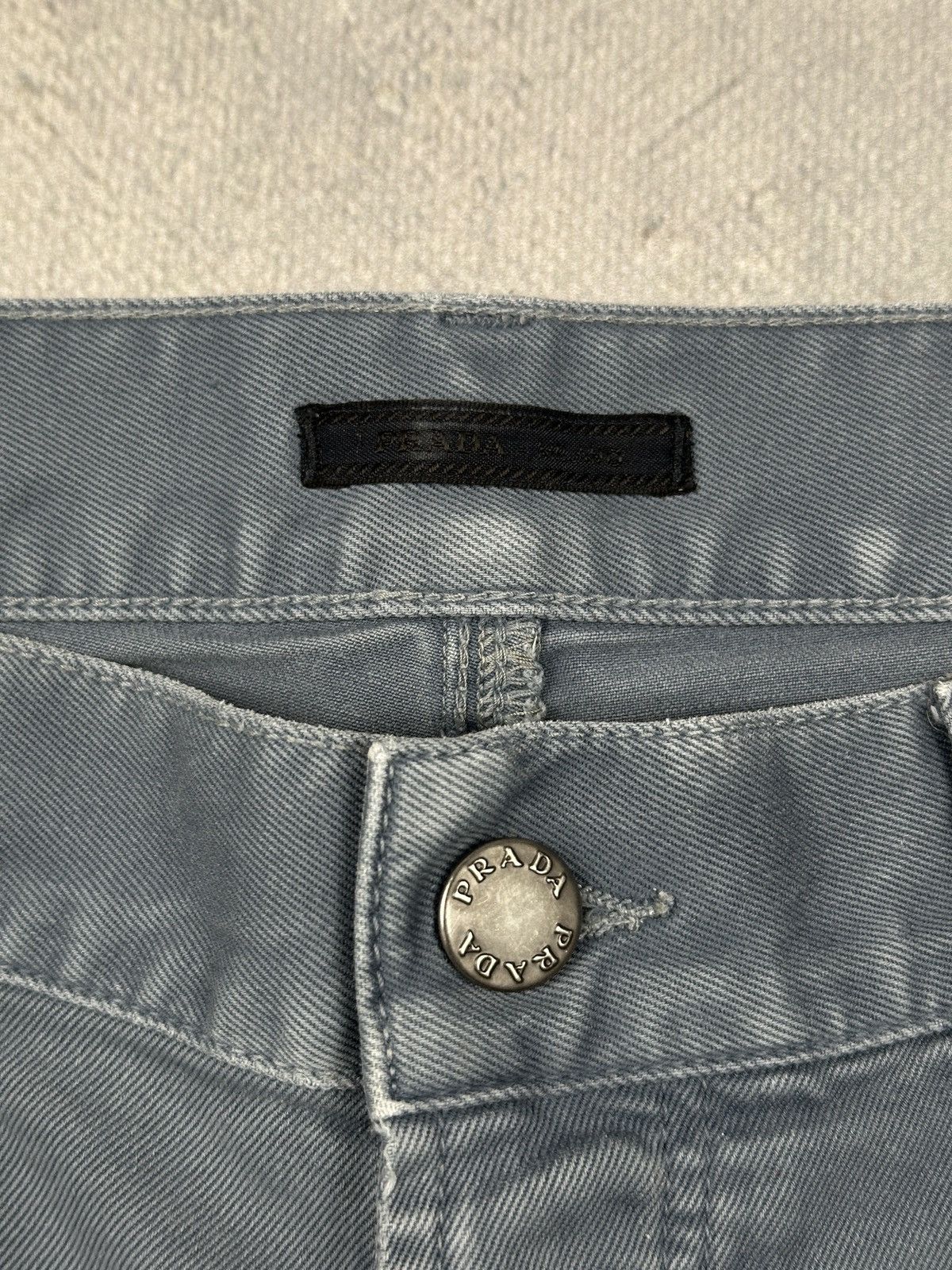 Prada Prada Milano Slim Fit Grey Denim Jeans Italy Lux y2k Pants Size US 32 / EU 48 - 9 Thumbnail