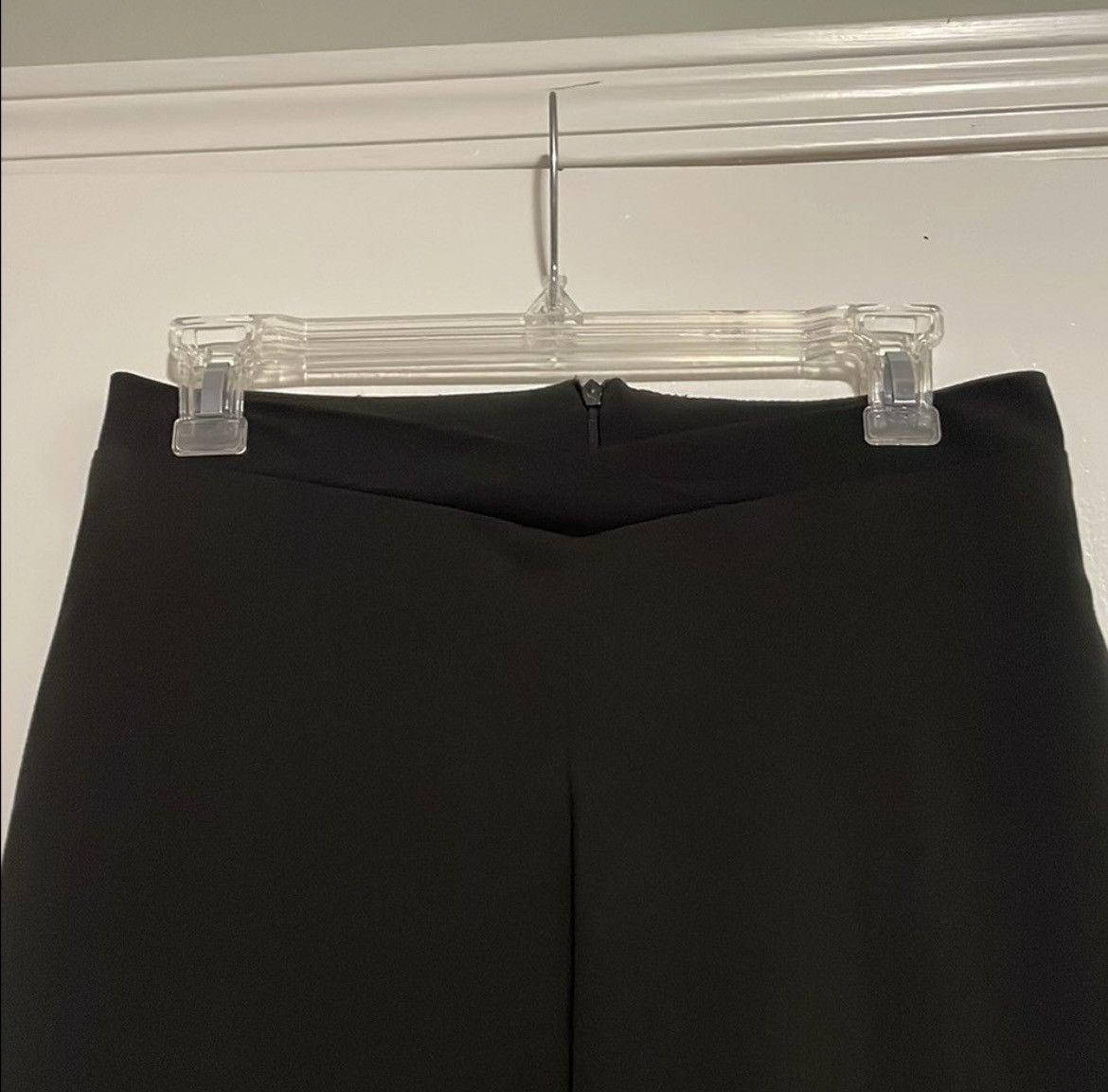 XOXO XOXO Black Straight Leg Pants Size 27" / US 4 / IT 40 - 2 Thumbnail