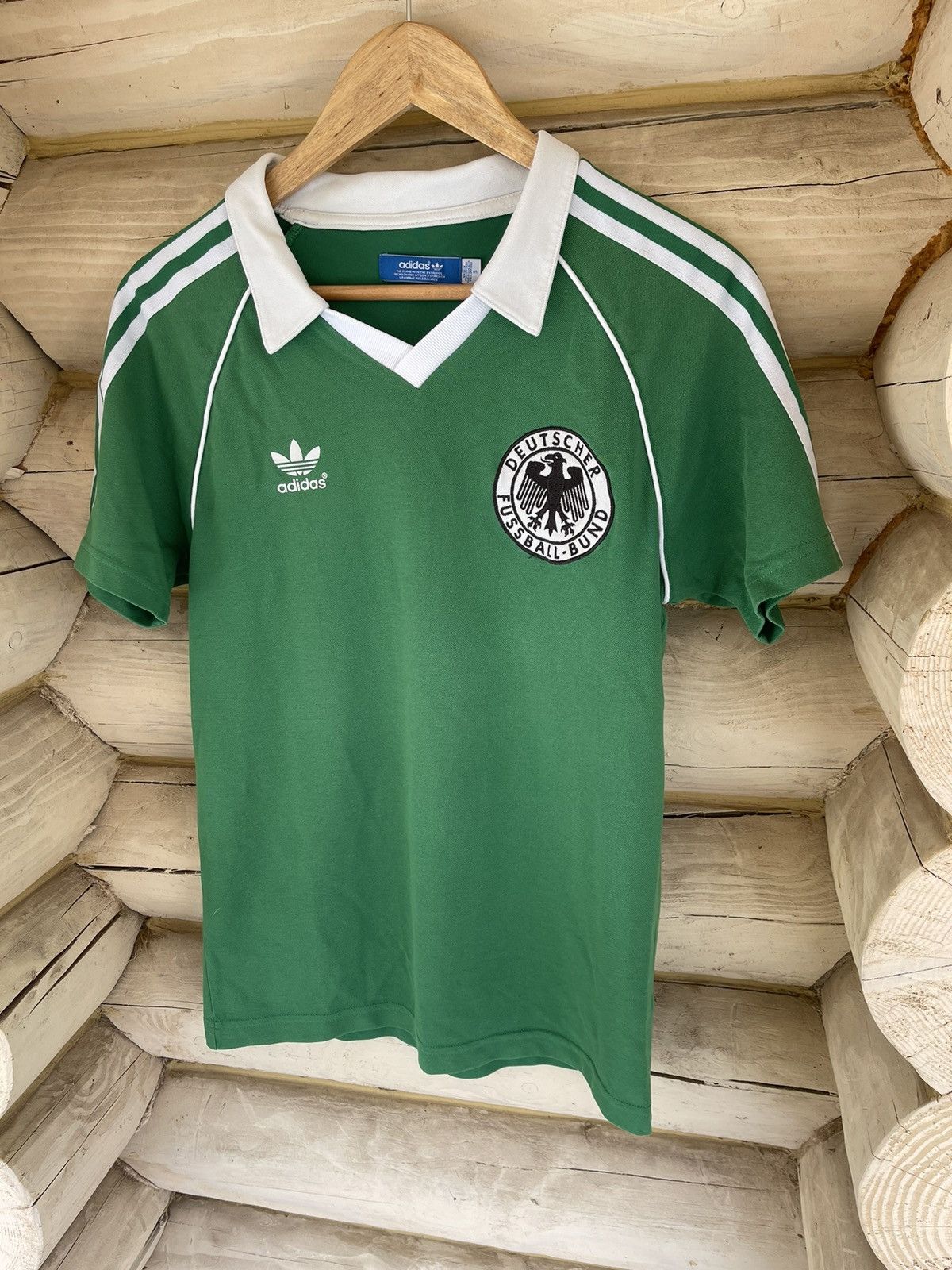 Adidas GERMANY RETRO FOOTBALL SHIRT SOCCER JERSEY ADIDAS #5 Size US S / EU 44-46 / 1 - 2 Thumbnail