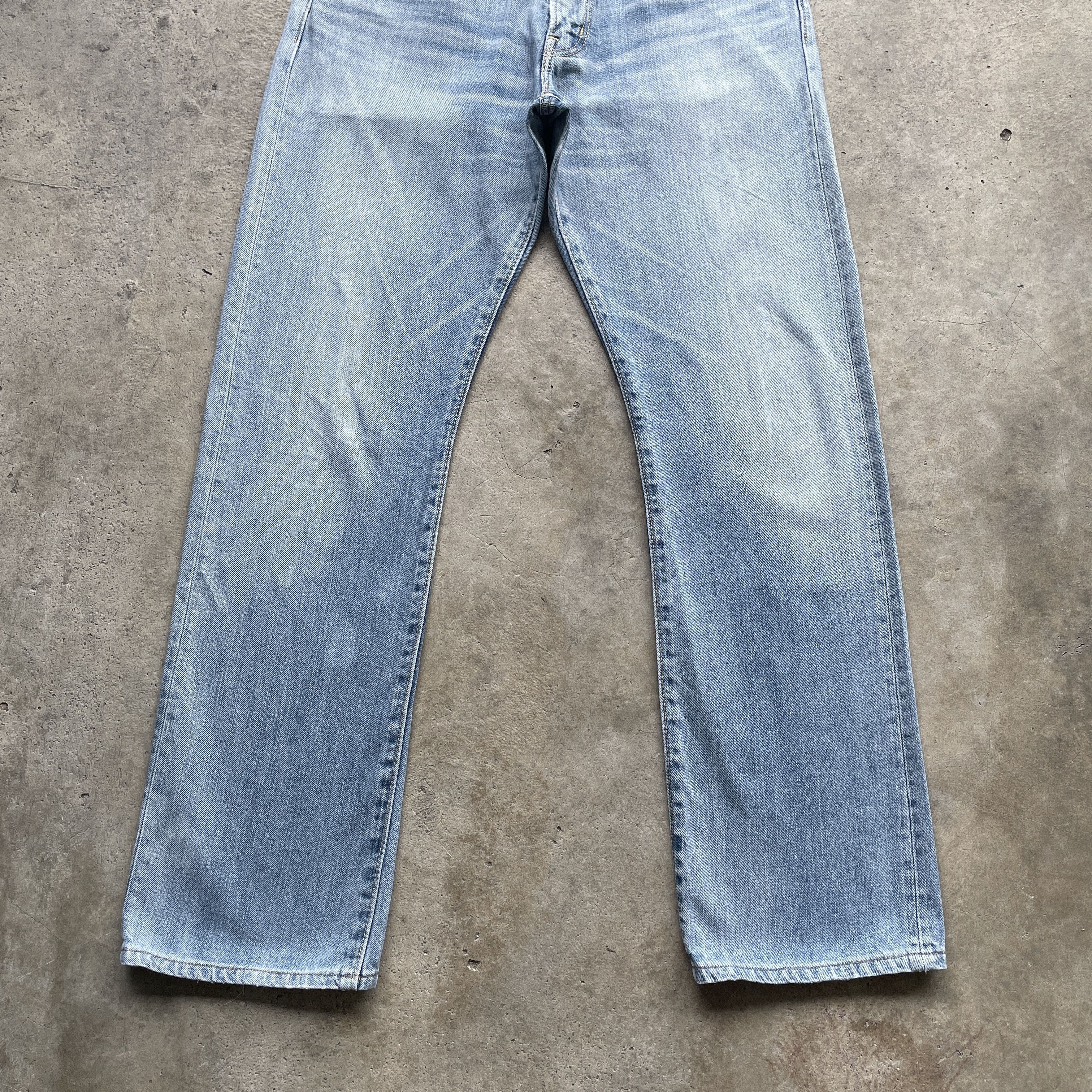 Japanese Brand × StraightFaded VINTAGE MADE IN NIPPON JEANS JAPAN FADED STRAIGHT PANTS W32 Size US 32 / EU 48 - 4 Thumbnail