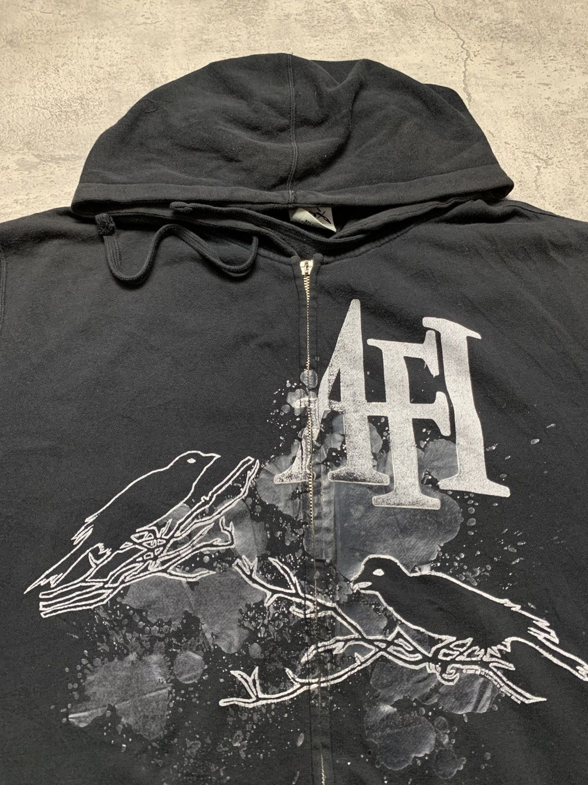Band Tees Y2k AFI - A fire inside Emo hoodie Y2k affliction jnco Size US XL / EU 56 / 4 - 2 Thumbnail