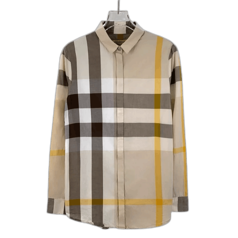 Burberry Burberry Classic Checked Long Sleeve Shirt Size XS / US 0-2 / IT 36-38 - 1 Thumbnail