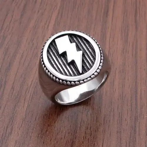 Vintage Lightning Bolt Ring Size ONE SIZE - 1 Preview