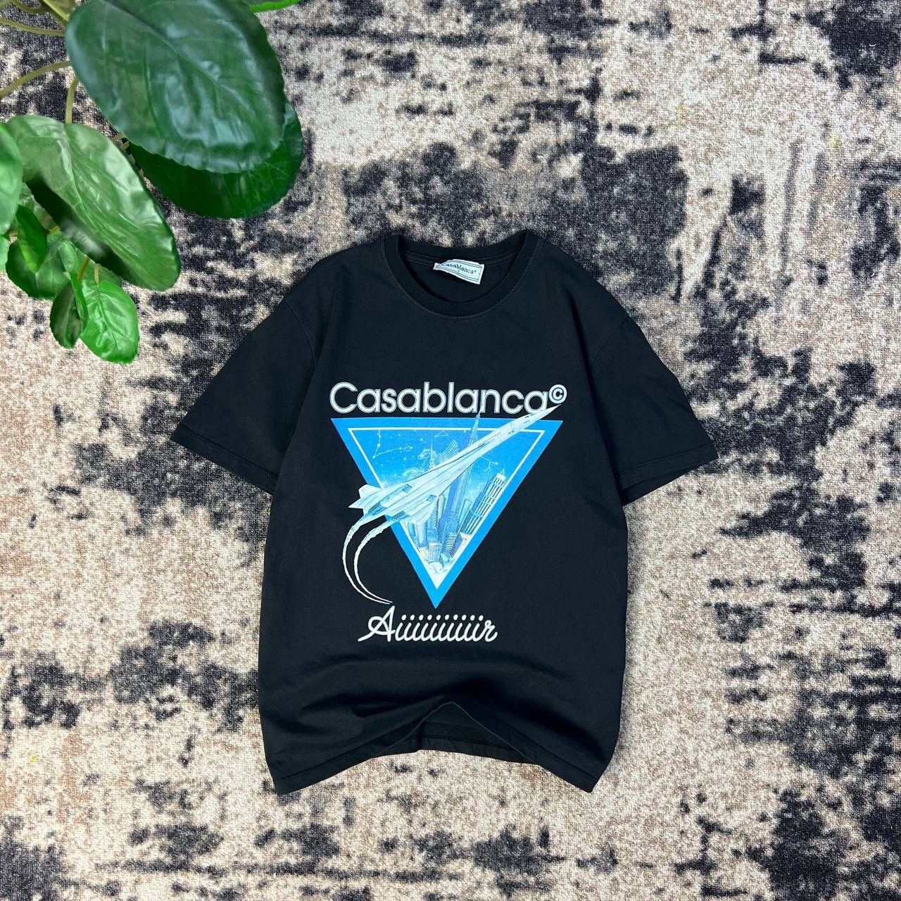 Casablanca Luxury Big Logo T-Shirt Streetwear Style 2TS19