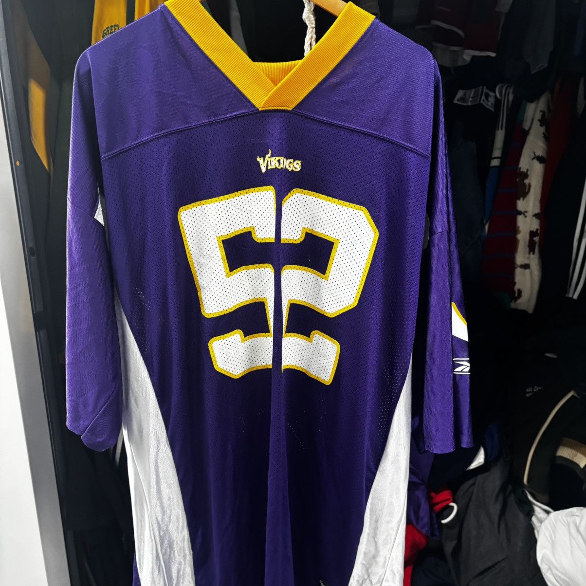 Reebok MINNESOTA VIKINGS REEBOK AUTHENTIC CHAD GREENWAY NFL JERSEY Size US XXL / EU 58 / 5 - 2 Thumbnail