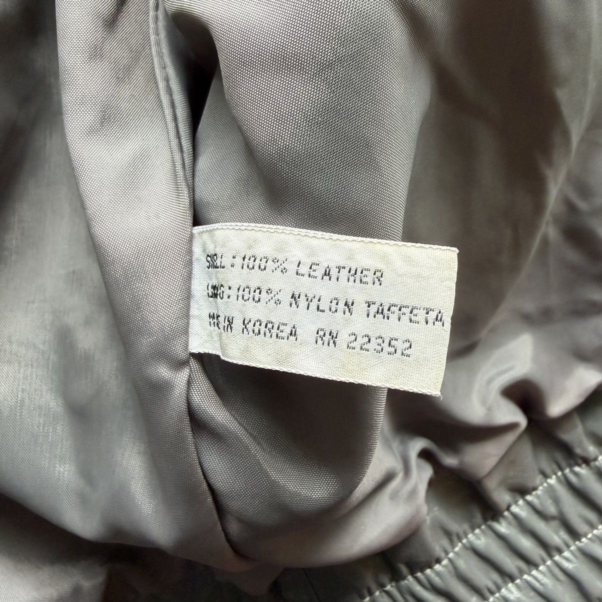 Other Vintage Split End Ltd 100% Leather Jacket Womens 9/10 Gray Size L / US 10 / IT 46 - 9 Thumbnail