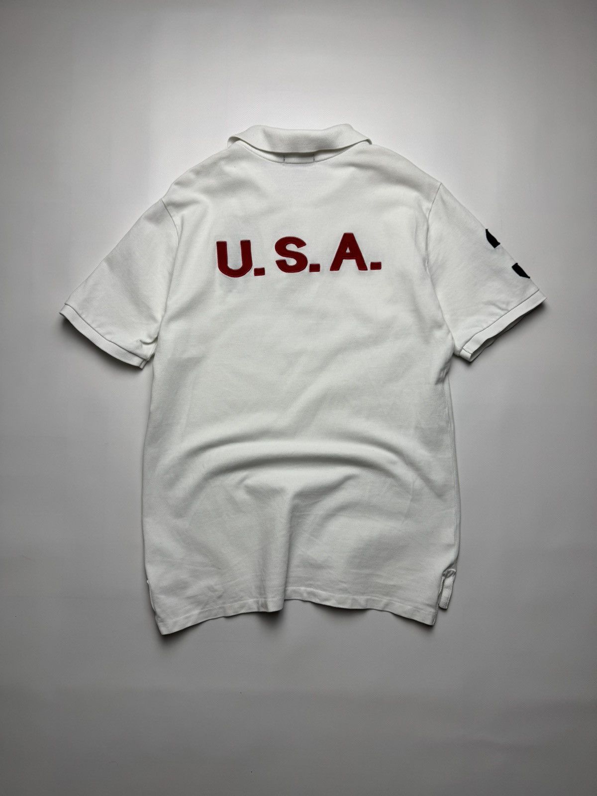 Polo Ralph Lauren Polo Ralph Lauren USA Big Pony Polo Shirt - White Size US L / EU 52-54 / 3 - 7 Thumbnail
