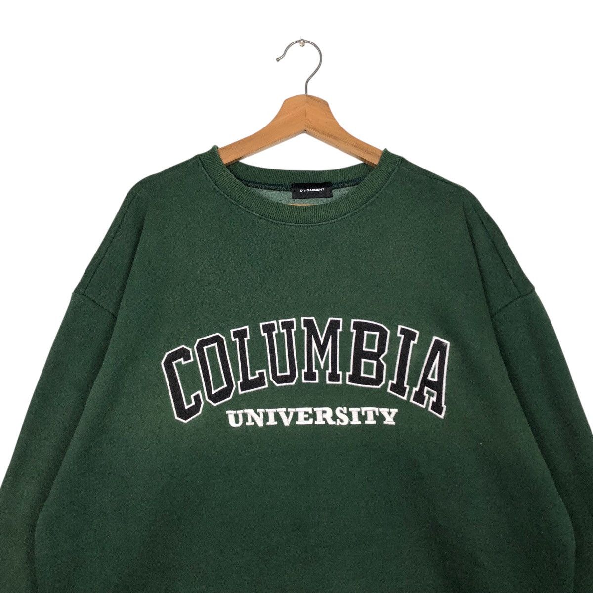 Japanese Brand 📌Rich Green Vintage Sweatshirt Columbia University Big Logo Size US M / EU 48-50 / 2 - 4 Thumbnail