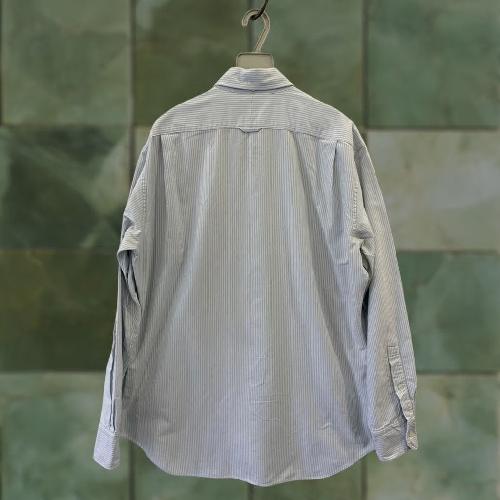 Thom Browne Thom Browne Button-Down Oxford Stripe Shirt Men’s XL Made in USA Patch Logo #C2 Shirt Mens XL Blue Striped 100% cotton USA Patch Logo Size US XL / EU 56 / 4 - 1 Thumbnail