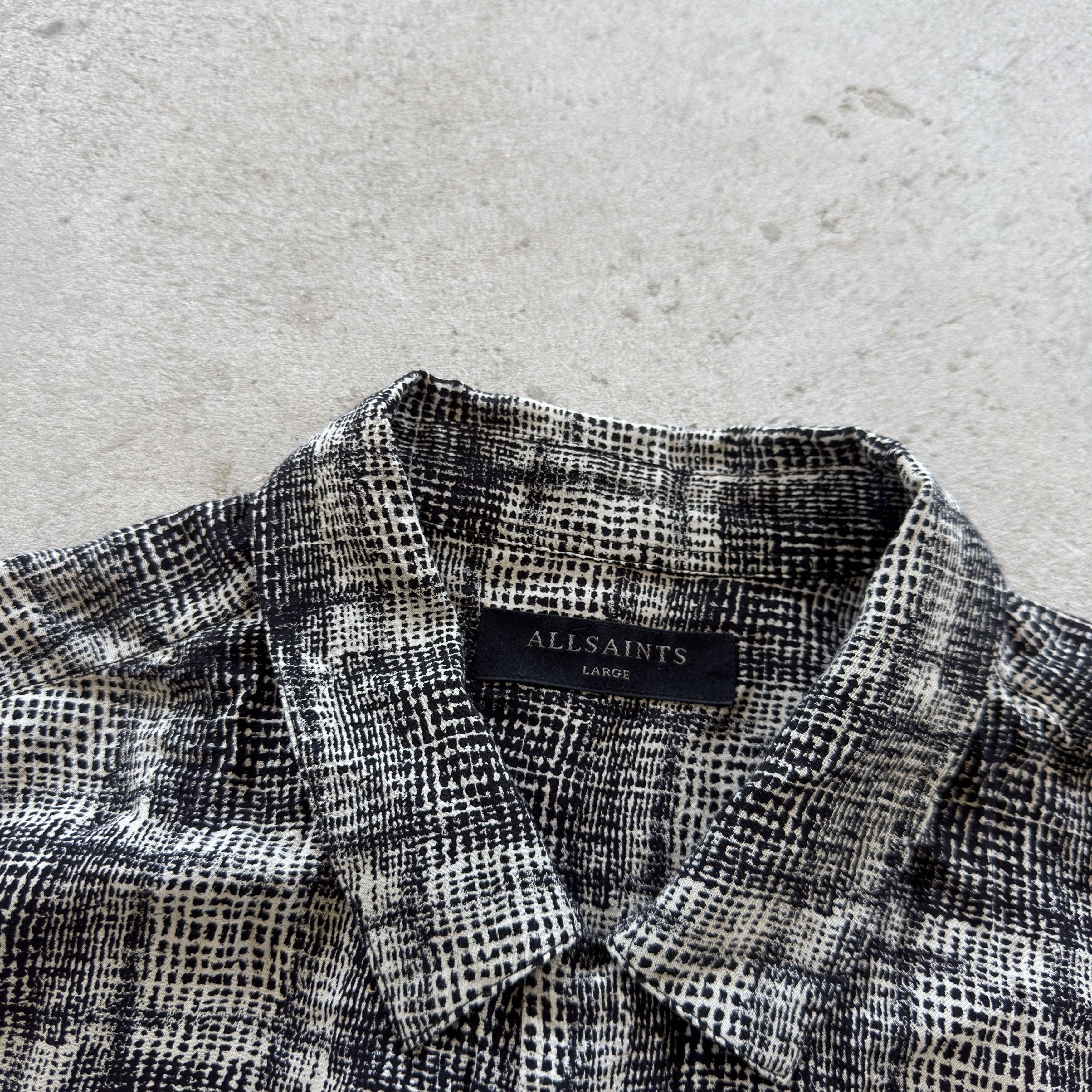 Allsaints AllSaints Abstract Print Long Sleeve Shirt Size Large Size US L / EU 52-54 / 3 - 5 Thumbnail