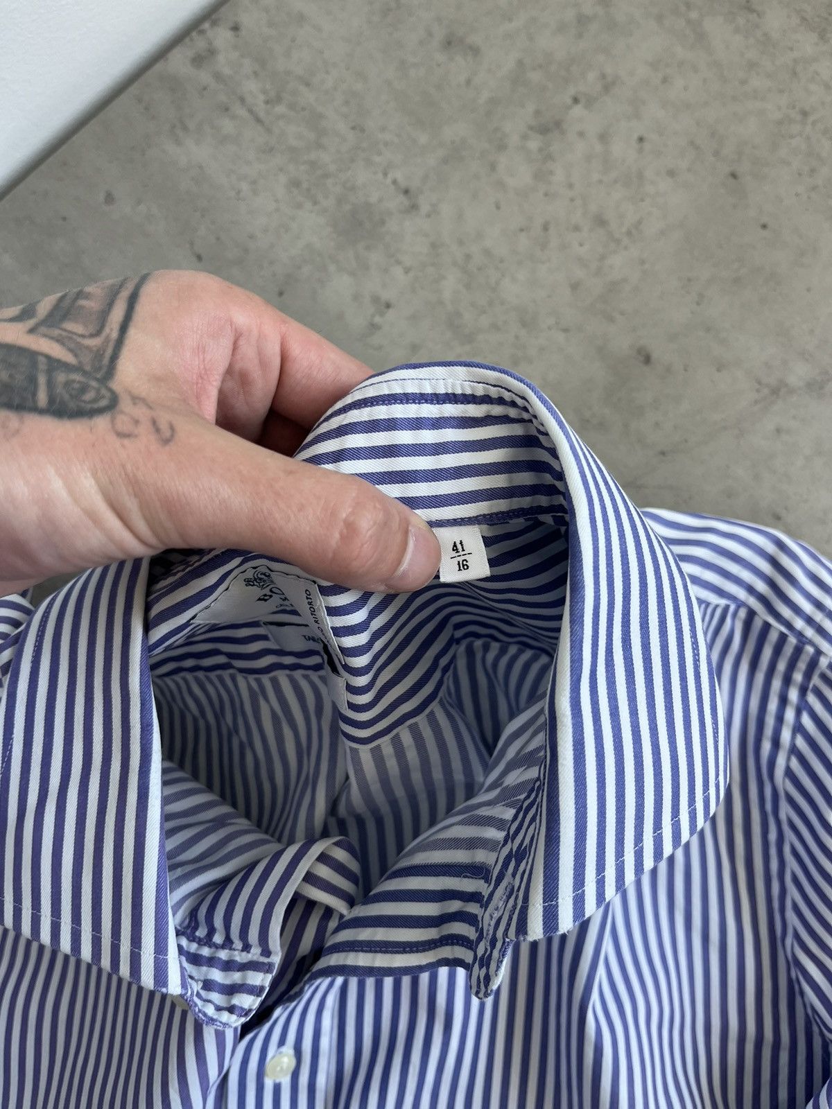Boggi Boggi Milano Shirt Size 41 Size US M / EU 48-50 / 2 - 6 Thumbnail