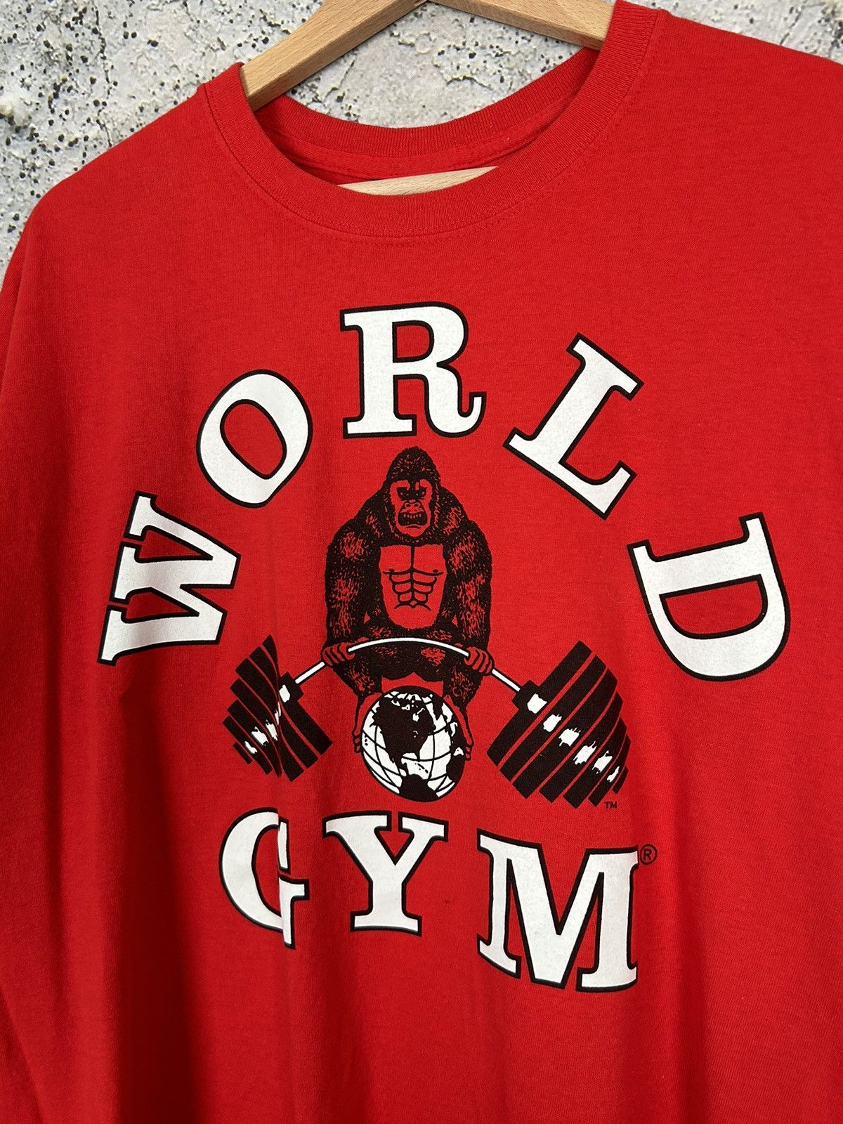 Vintage Vintage World Gym Graphic Tee Made in USA 90s Rare Hype Size US M / EU 48-50 / 2 - 3 Thumbnail