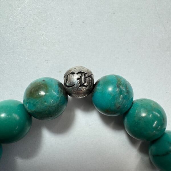 Chrome Hearts Chrome Hearts 8mm bead bracelet Turquoise Size ONE SIZE - 3 Thumbnail