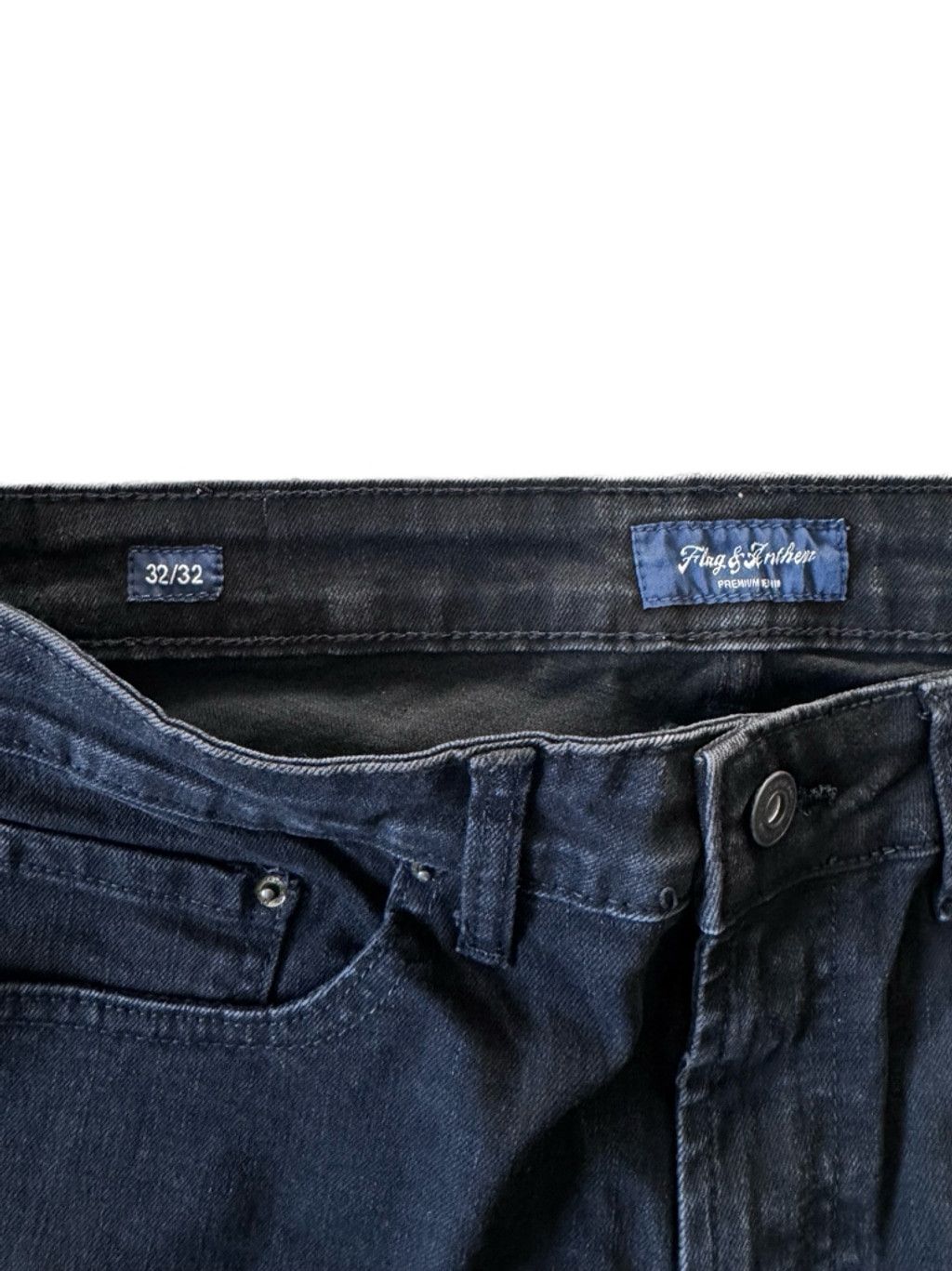 Flag & Anthem Flag & Anthem Slim Straight Jeans - Black, Size 32x32, NWT Size US 32 / EU 48 - 4 Thumbnail