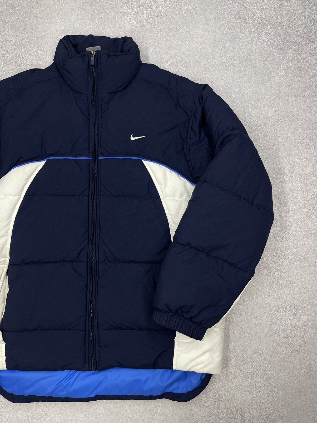 Nike Vintage Nike Nylon Down Jacket Big Logo Swoosh Y2K ACG TN Size US M / EU 48-50 / 2 - 3 Thumbnail