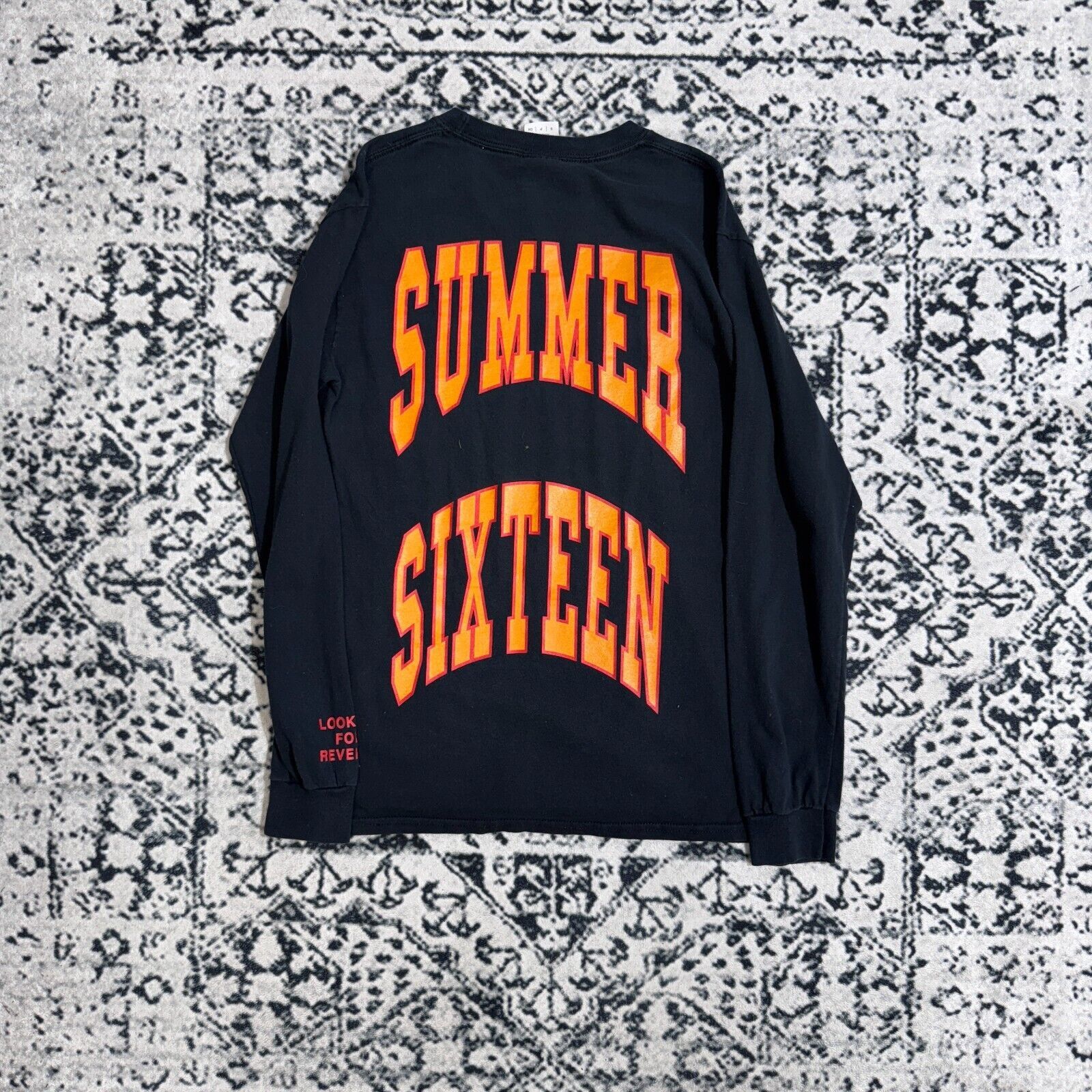 Vintage Drake Black Cotton Long Sleeve Size S Summer Sixteen T-S Size US S / EU 44-46 / 1 - 8 Thumbnail