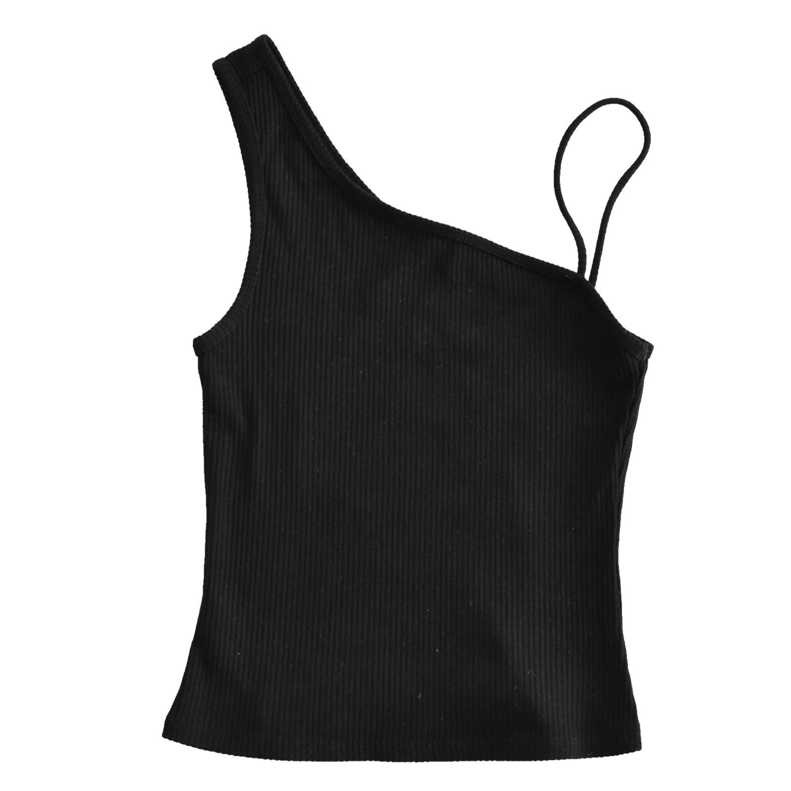 Reformation REFORMATION Ribbed Knit One Shoulder Sleeveless Tank Top S Size S / US 4 / IT 40 - 5 Thumbnail