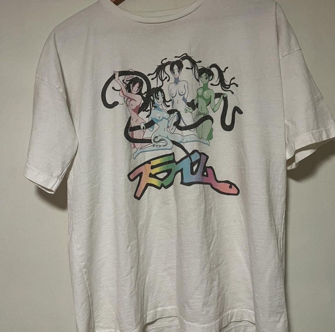 image of Siberia Hills “Slime” Shirt in White, Men's (Size Medium)