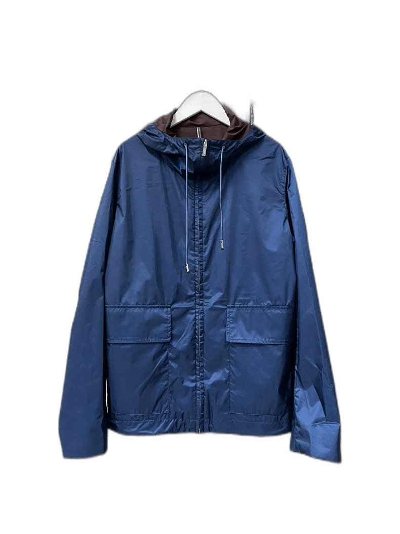 Dior Dior blue zip-up hooded jacket Size US M / EU 48-50 / 2 - 1 Thumbnail