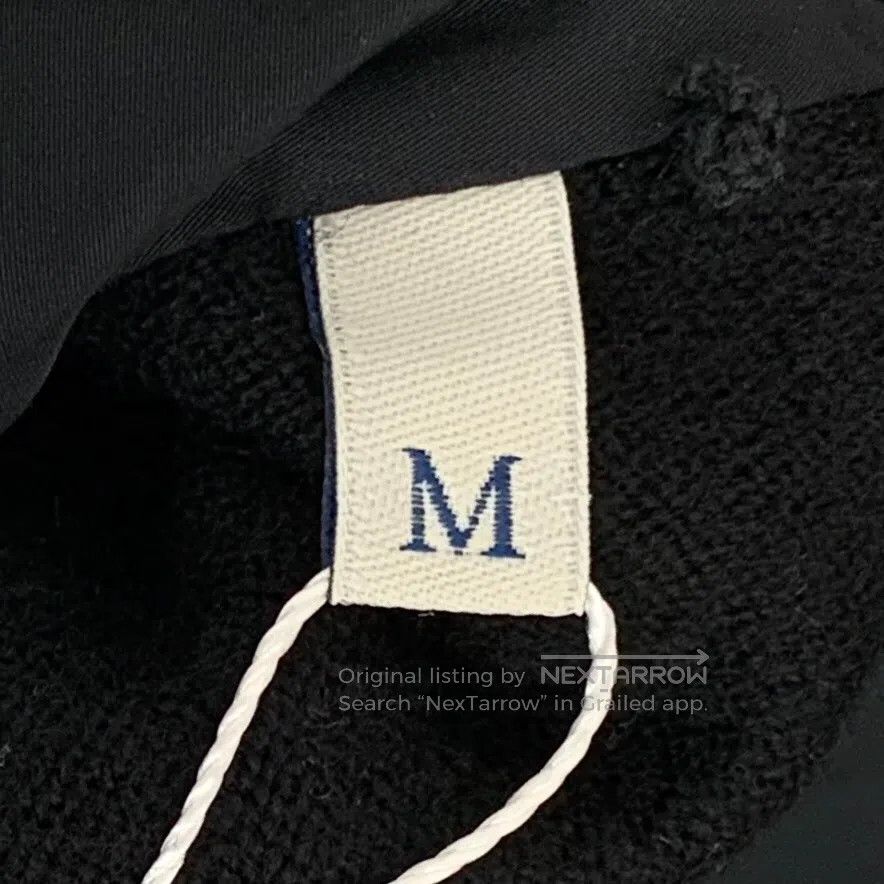 Moncler Moncler Black logo applique wool long-sleeve sweatshirt| Size US M / EU 48-50 / 2 - 7 Thumbnail
