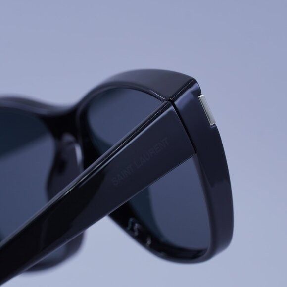 Saint Laurent Paris Saint Laurent SL 758 001 Sunglasses Black Cat Eye Frame Size ONE SIZE - 9 Thumbnail