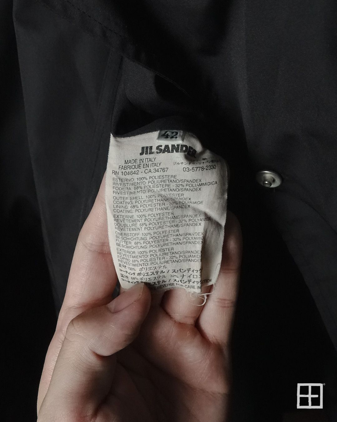 Jil Sander Jil Sander Archive Asymmetric Zipper Trench Coat Black Size US L / EU 52-54 / 3 - 8 Thumbnail