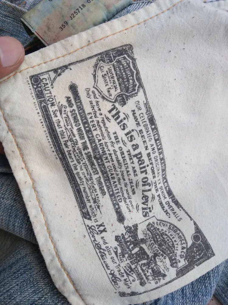 Levi's Vintage Levi's 501 Rusty Wash Distressed Jeans 30x32 Size US 30 / EU 46 - 10 Thumbnail
