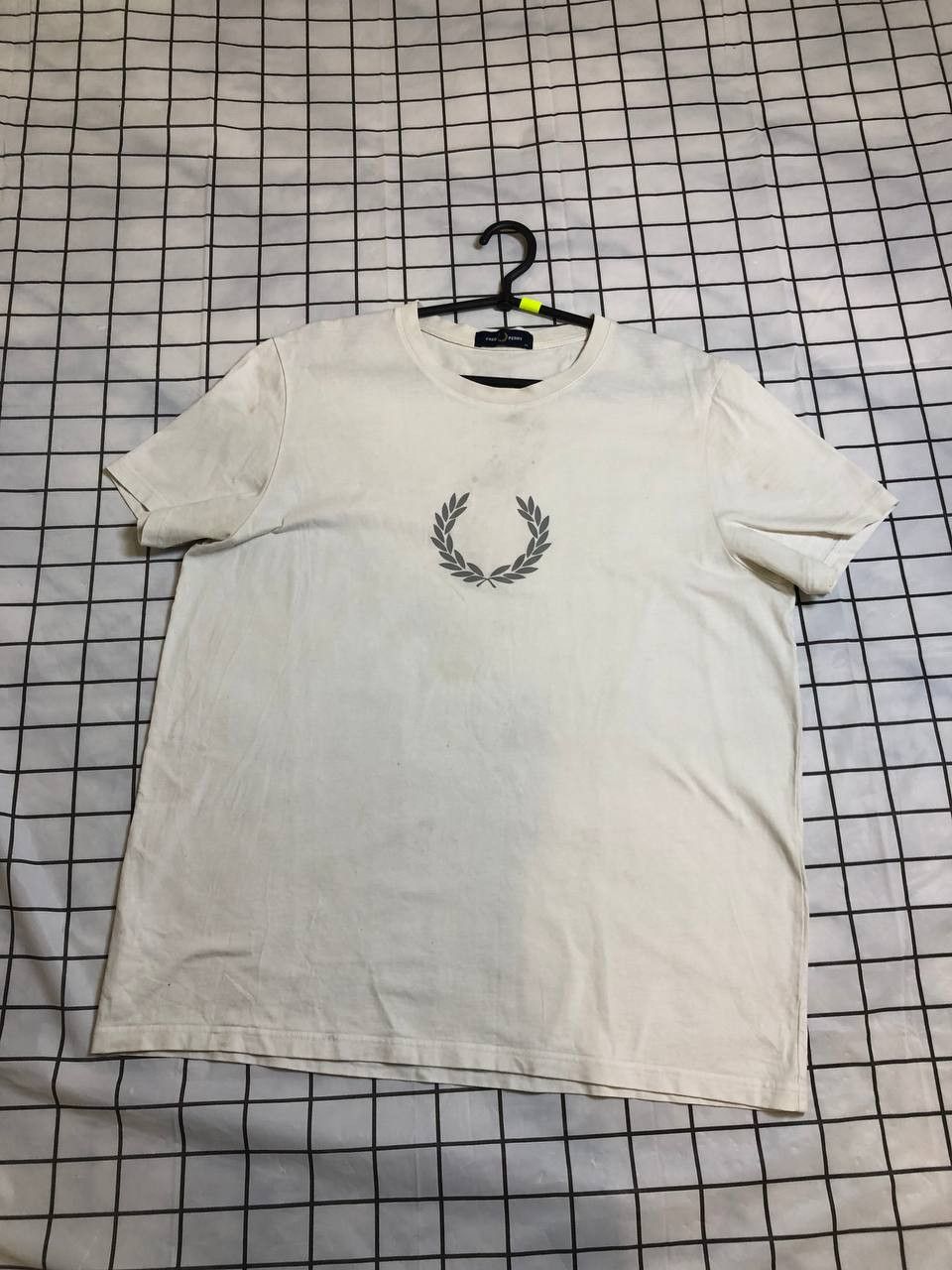 Fred Perry Fred Perry Men's Textured Regular Fit T-Shirt Size US XL / EU 56 / 4 - 1 Thumbnail