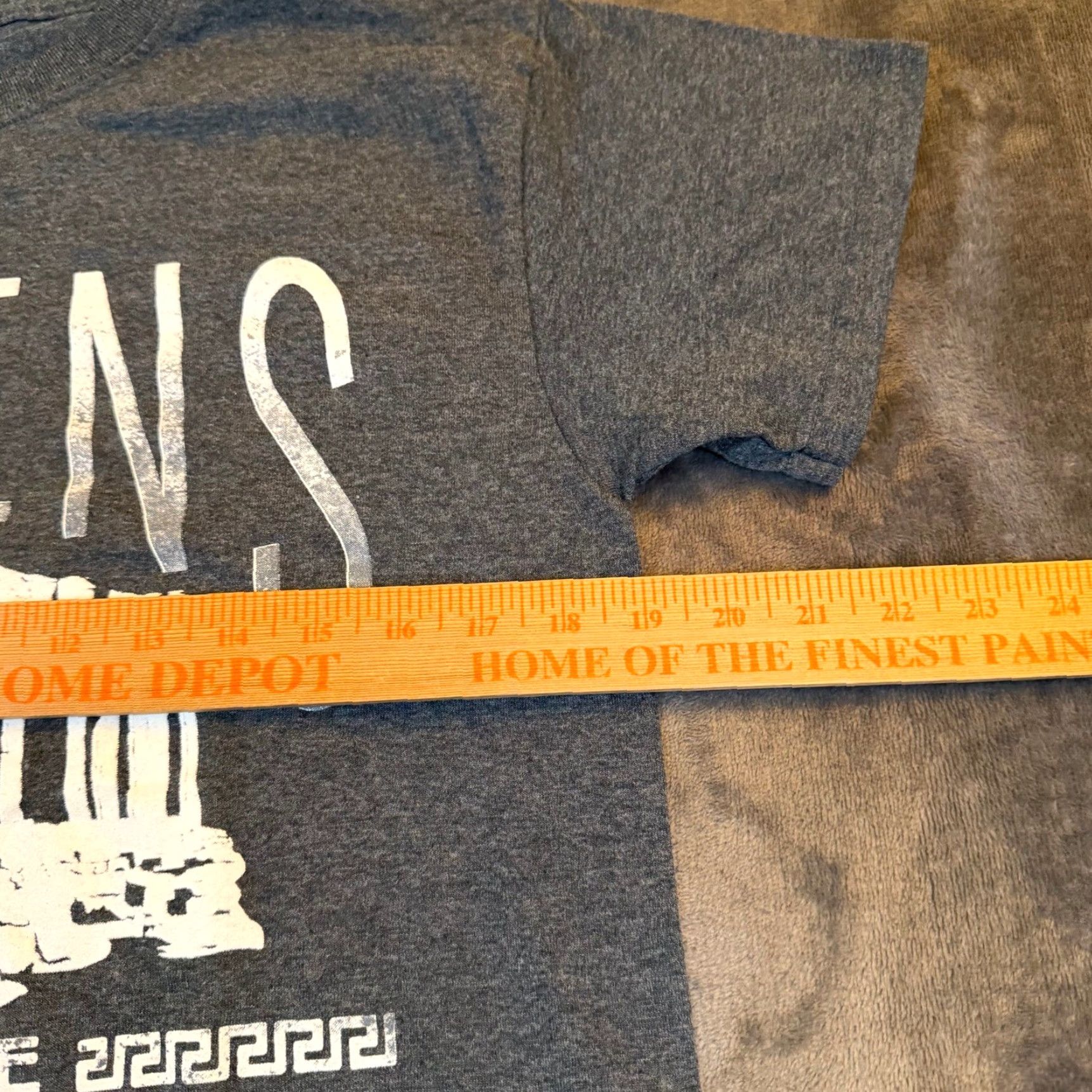 Gildan Gildan Shirt Graphic Tee Mens M Charcoal Heather Grey Parthenon Travel History Greece 90s? Size US M / EU 48-50 / 2 - 5 Thumbnail
