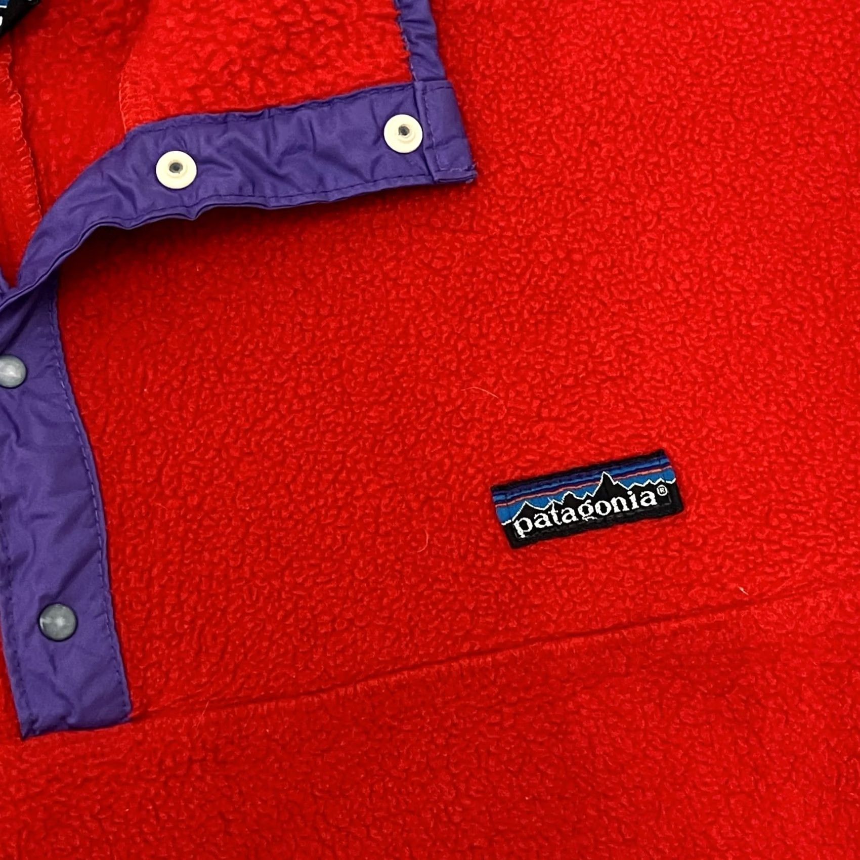 Patagonia VINTAGE Patagonia Synchilla Pullover T Fleece Mens L Red Size US L / EU 52-54 / 3 - 2 Thumbnail
