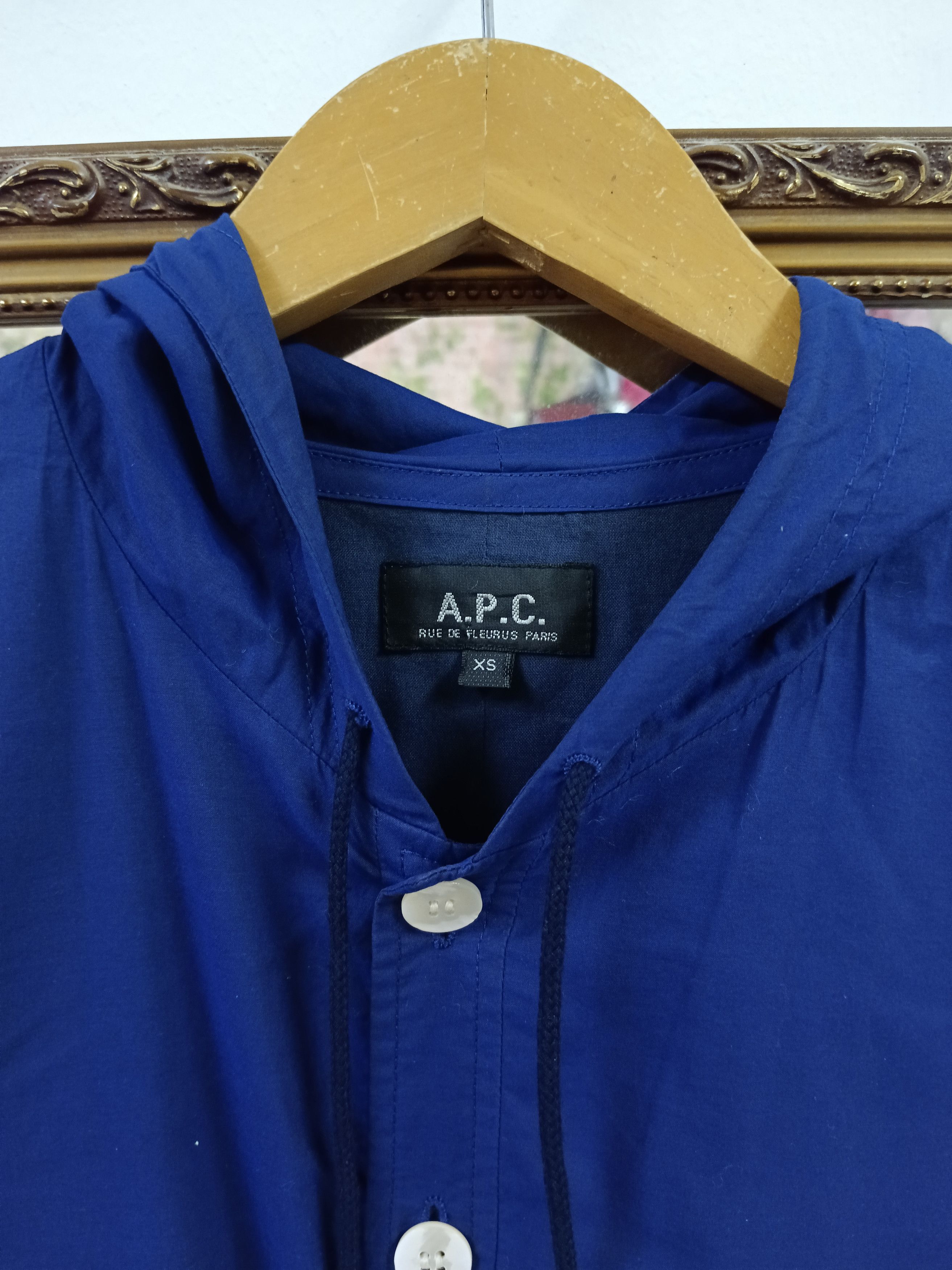 A.P.C. A.P.C HOODIE BUTTON LIGHT JACKET Size US XS / EU 42 / 0 - 5 Thumbnail