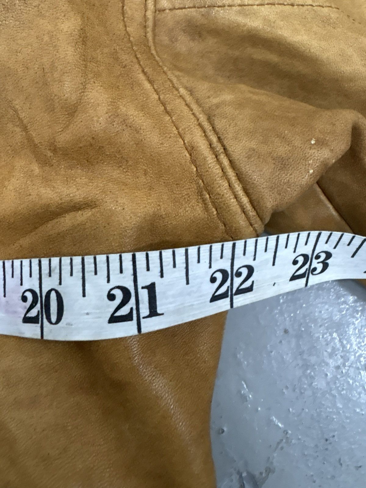 Rare Vintage 80s Patina Leather Bomber Jacket Double Collar