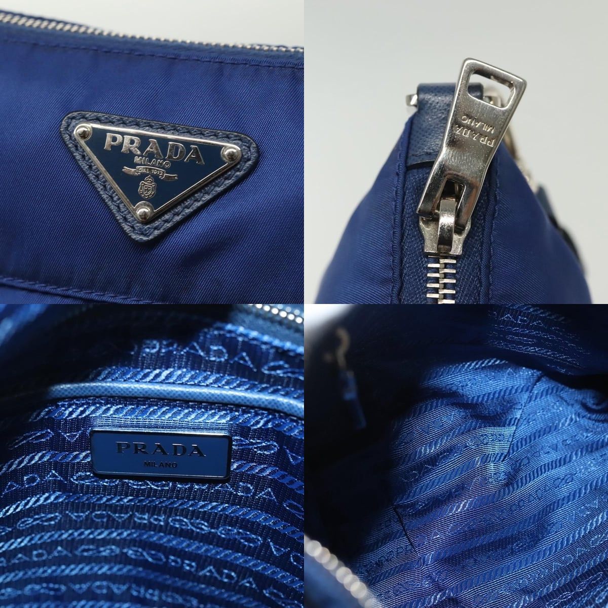 Prada PRADA Shoulder Bag Nylon Blue Silver Size ONE SIZE - 11 Thumbnail