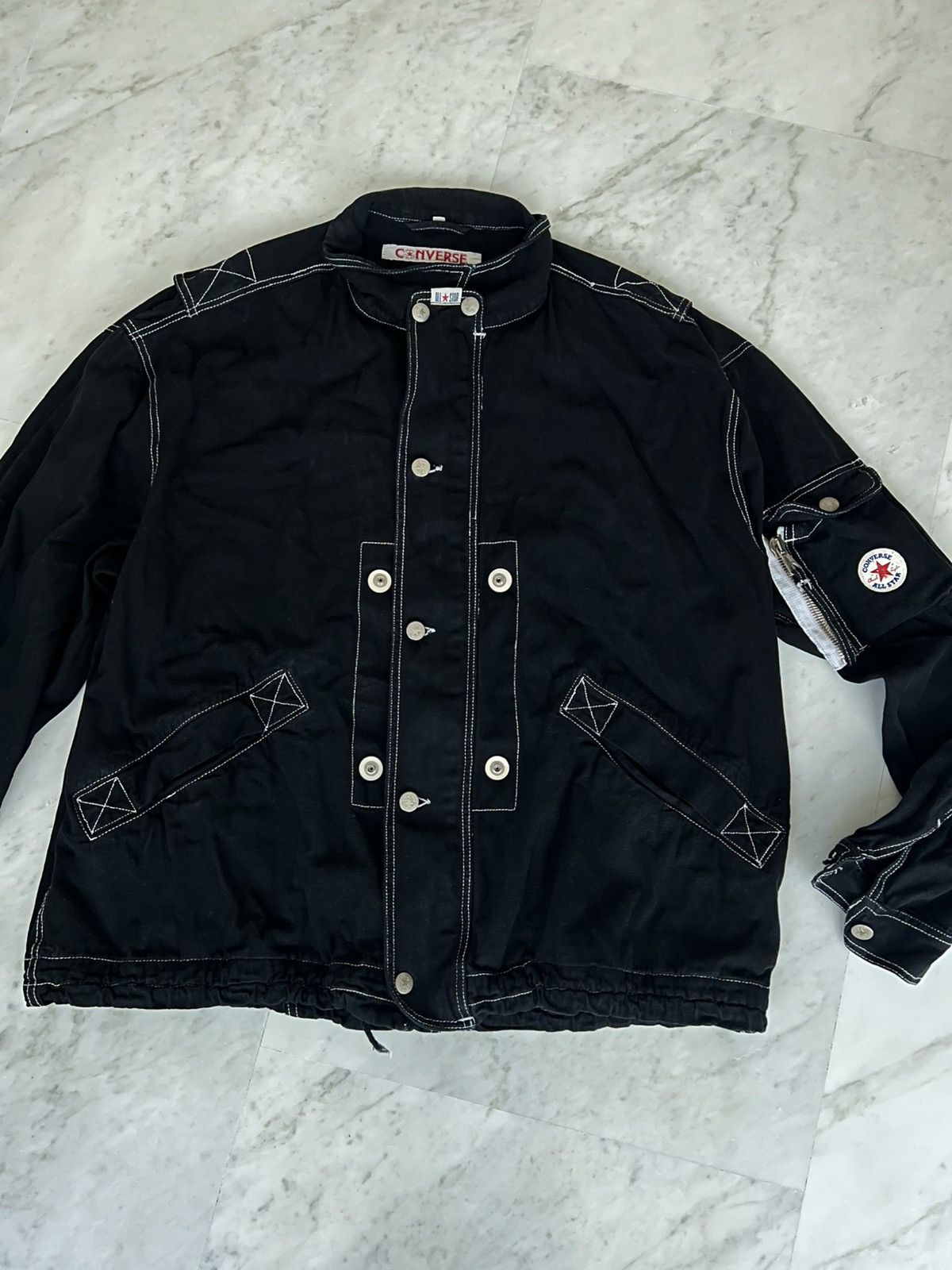 Converse Converse All Star Heritage Jacket - Contrast Stitching Size US XL / EU 56 / 4 - 1 Thumbnail